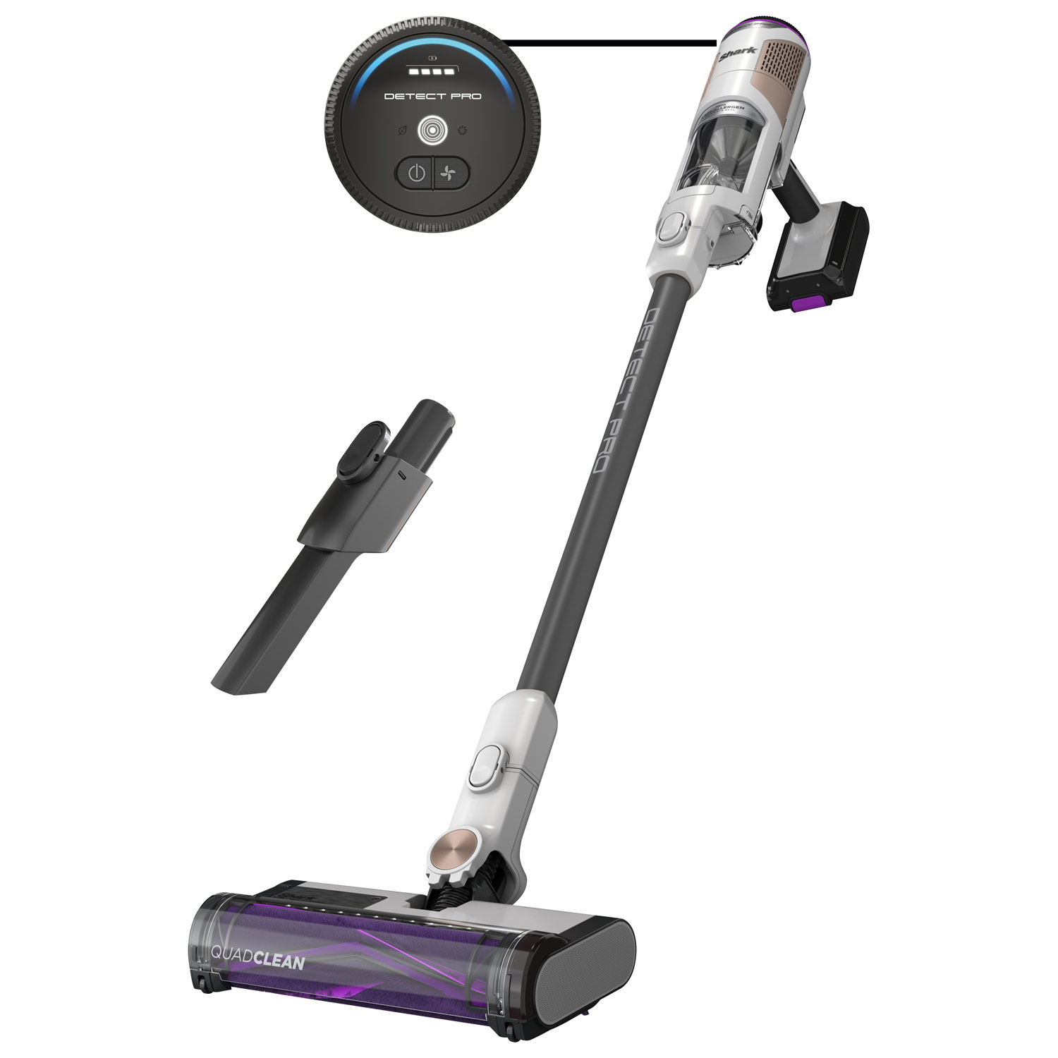 Shark Detect Pro Cordless Stick Vacuum - White