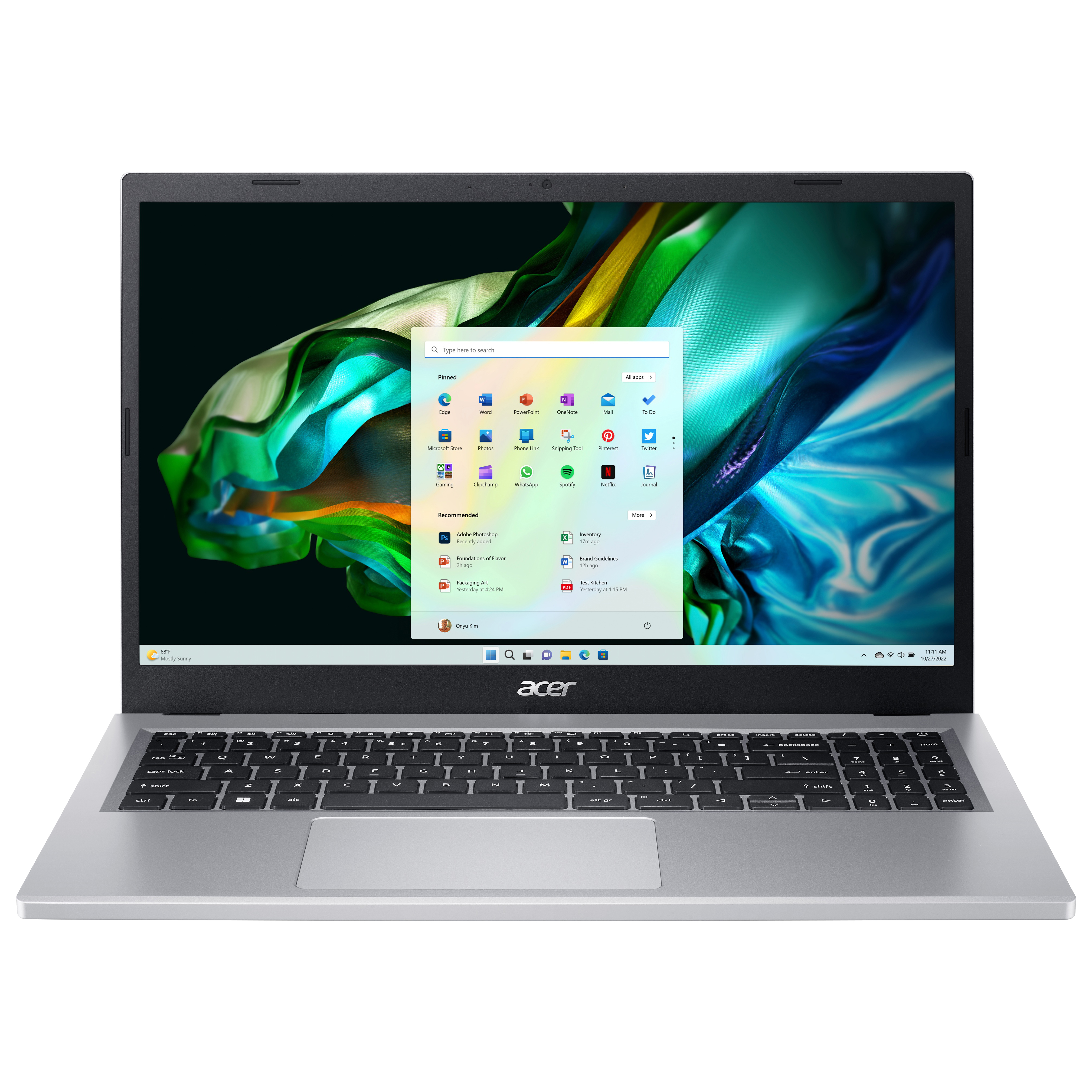 Acer Aspire 3 15.6" Laptop - Silver (Intel Core i3-N305/512GB SSD/8GB RAM/Windows 11)