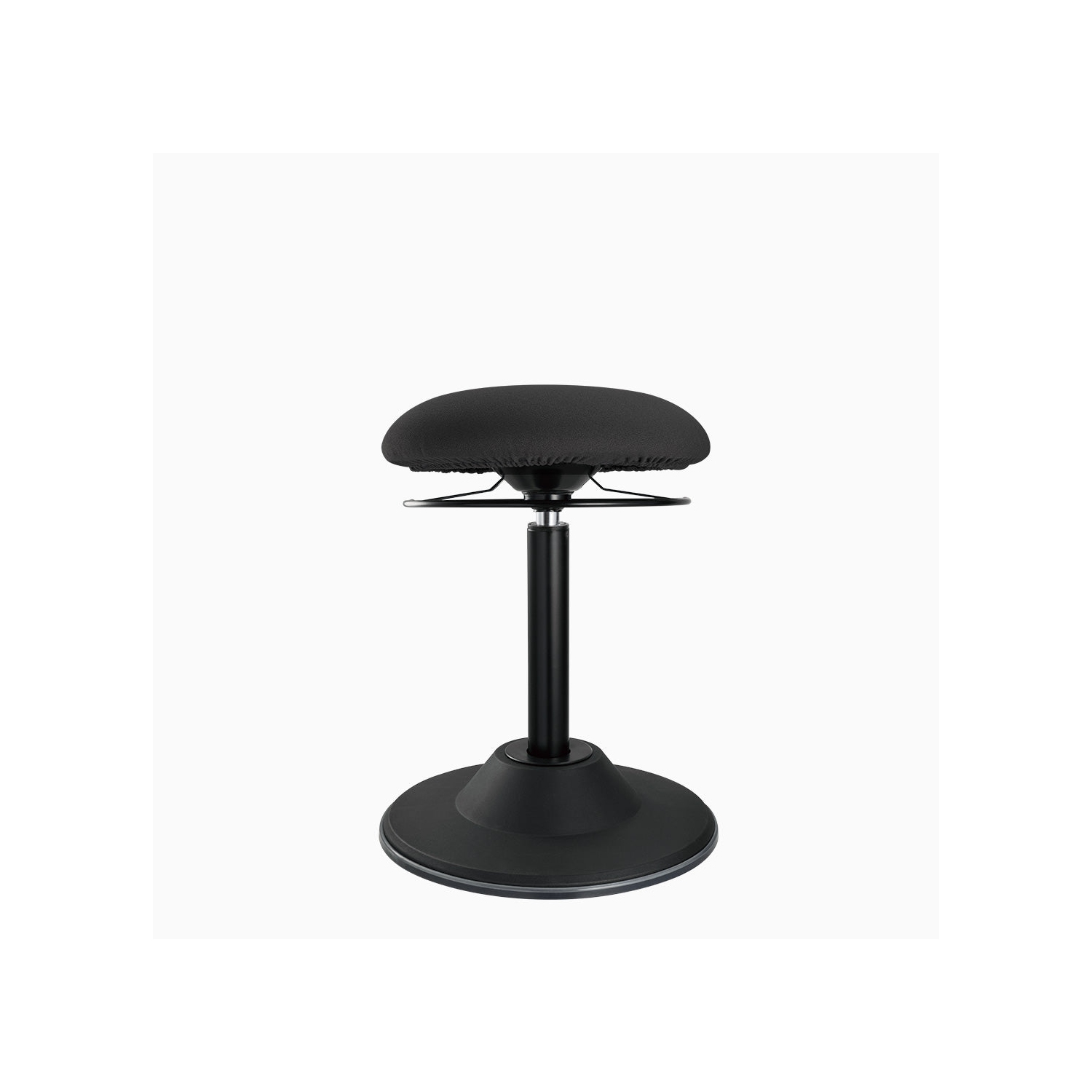 Desky Sit-Stand Bar Active Stool – Height Adjustable 19.7"–27.6", Weighted Base, Active Sitting & Perching