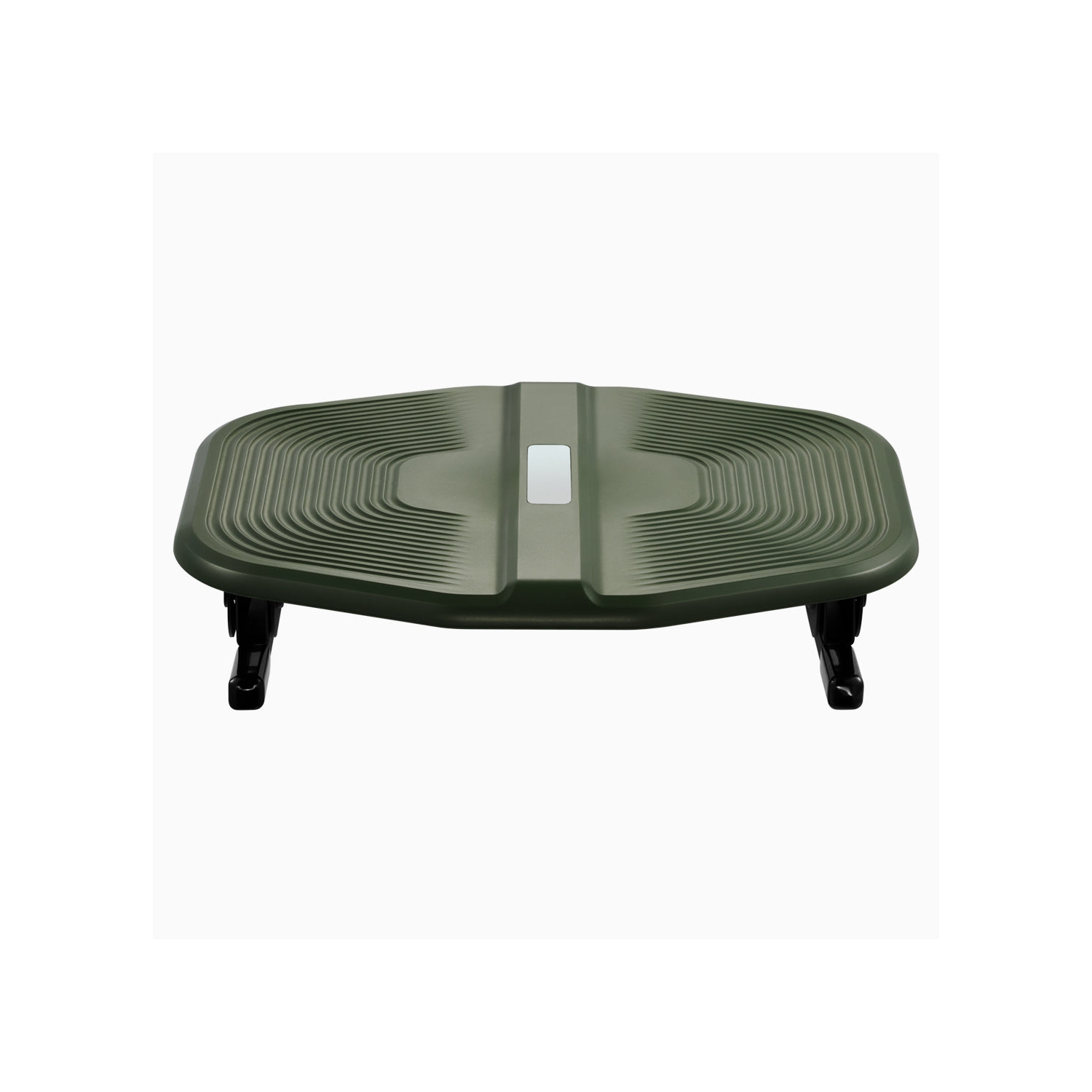 Desky Rippled Foot Rest – Green Textured Tilting Platform +/-20° Incline With Anti-Skid Base And Massage Surface