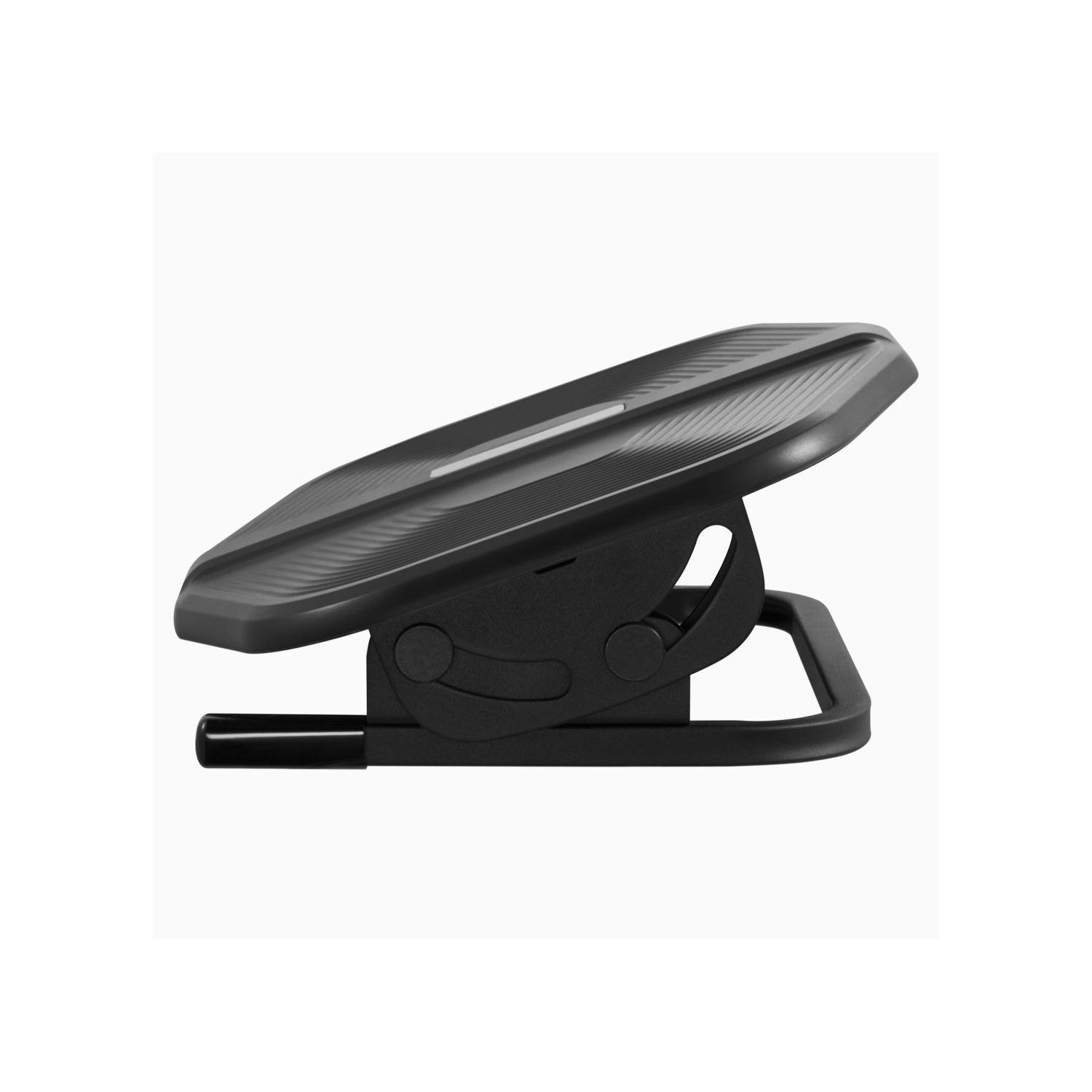 Desky Rippled Foot Rest – Green Textured Tilting Platform +/-20° Incline With Anti-Skid Base And Massage Surface