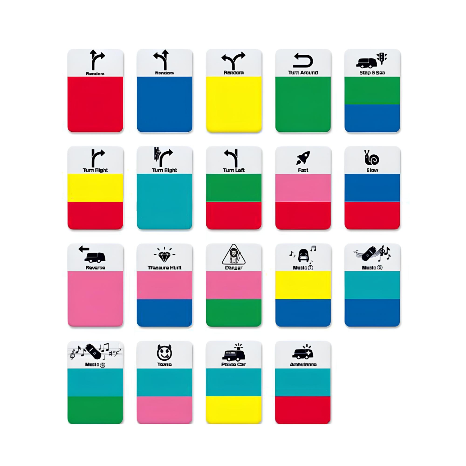 Robobloq Wooden Train Set, Toddler Learning Toys 25 PCS Wooden Tracks, 22 Functions Lights/Music, 3 Game Modes, Preschool Educational Toys Gifts for