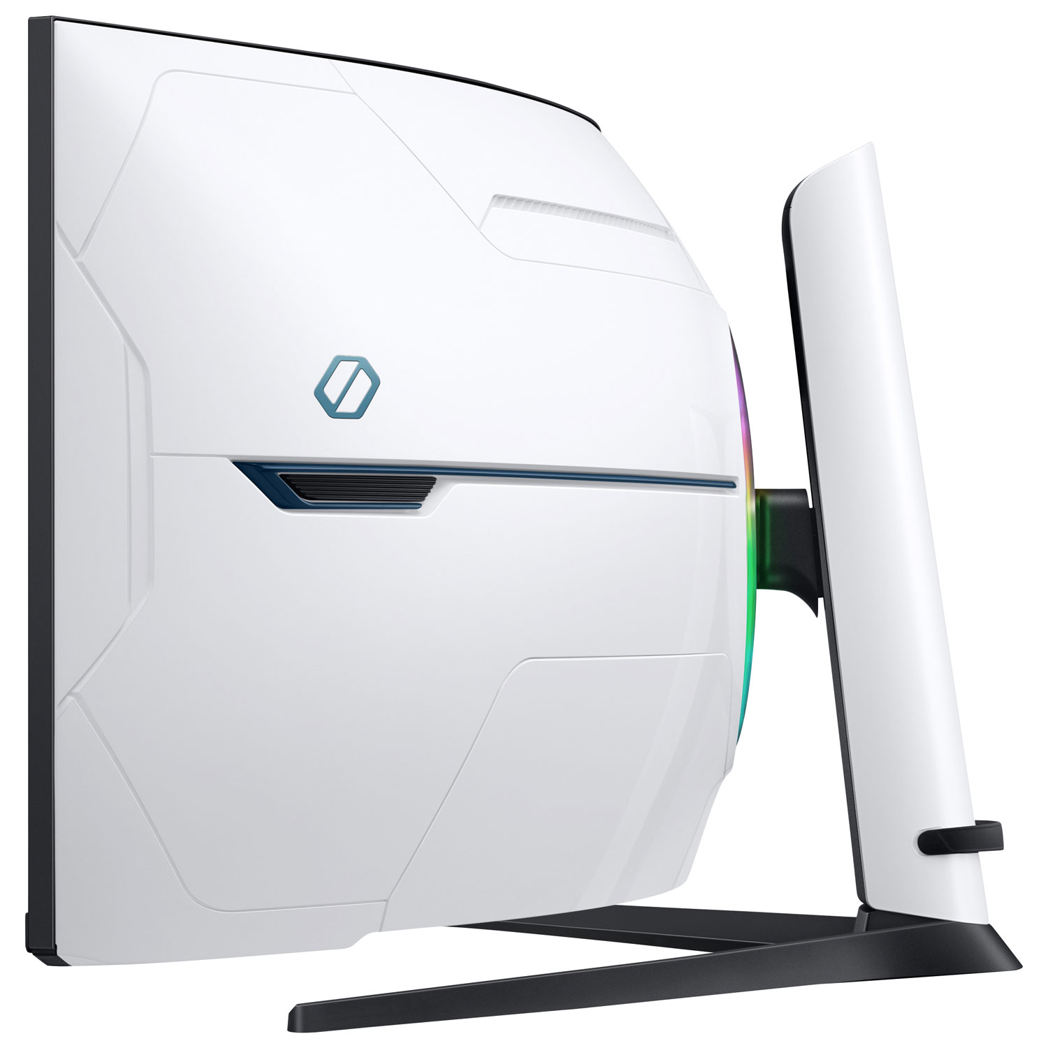 Moniteur jeu incurvé FreeSync DEL AV Ultra HD 8K GTG 1 ms 240 Hz 57 po de Samsung - Noir/Blanc