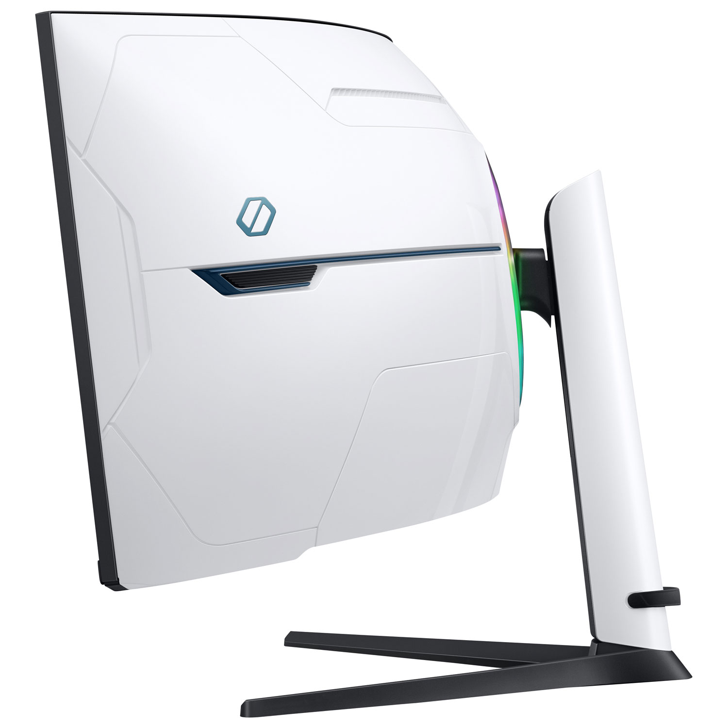 Moniteur jeu incurvé FreeSync DEL AV Ultra HD 8K GTG 1 ms 240 Hz 57 po de Samsung - Noir/Blanc