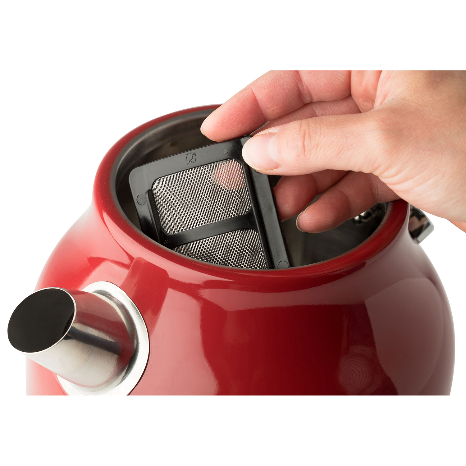 Haden Dorset Electric Kettle - 1.7L - Red