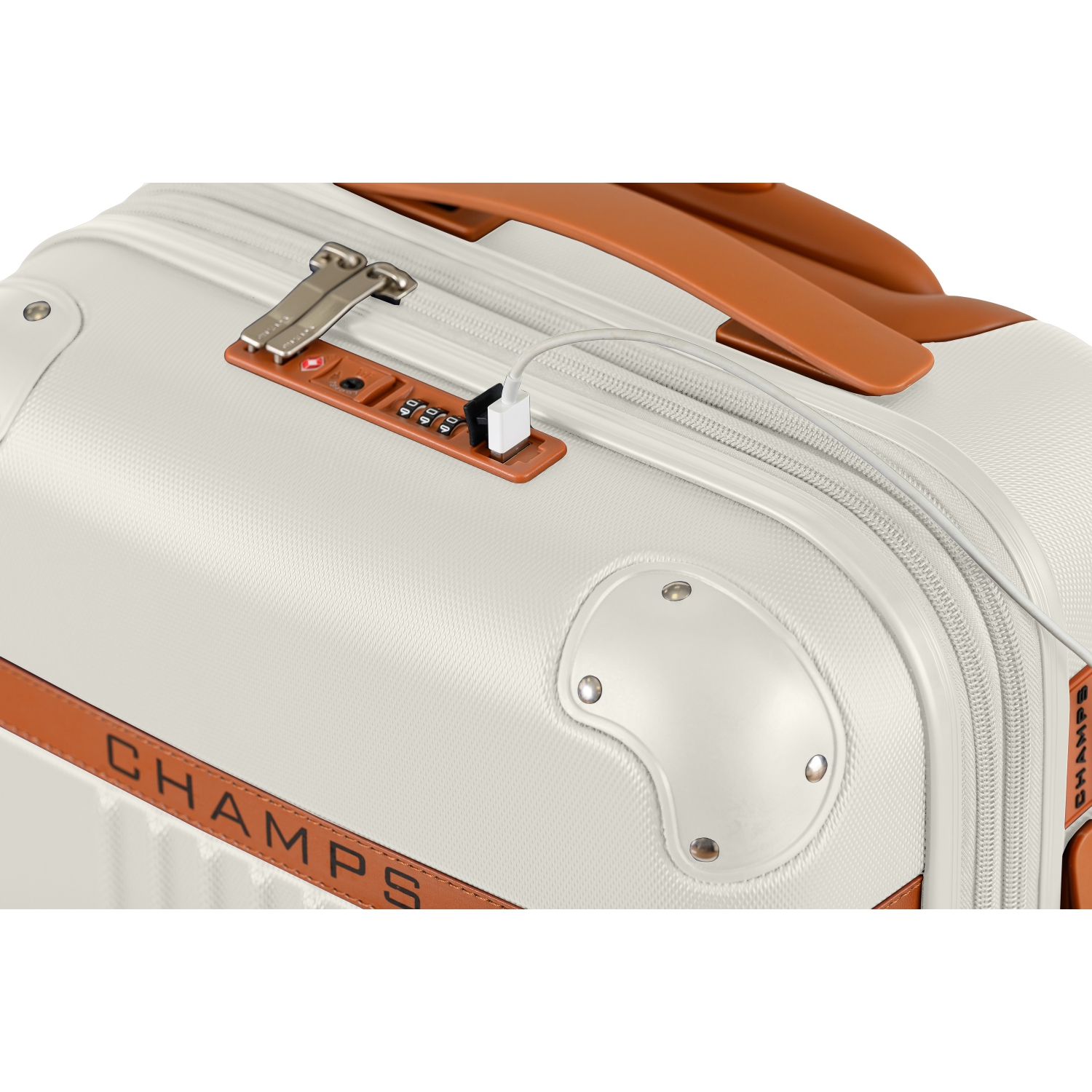 CHAMPS Vintage Collection Expandable Hardside Spinner Carry-on Case