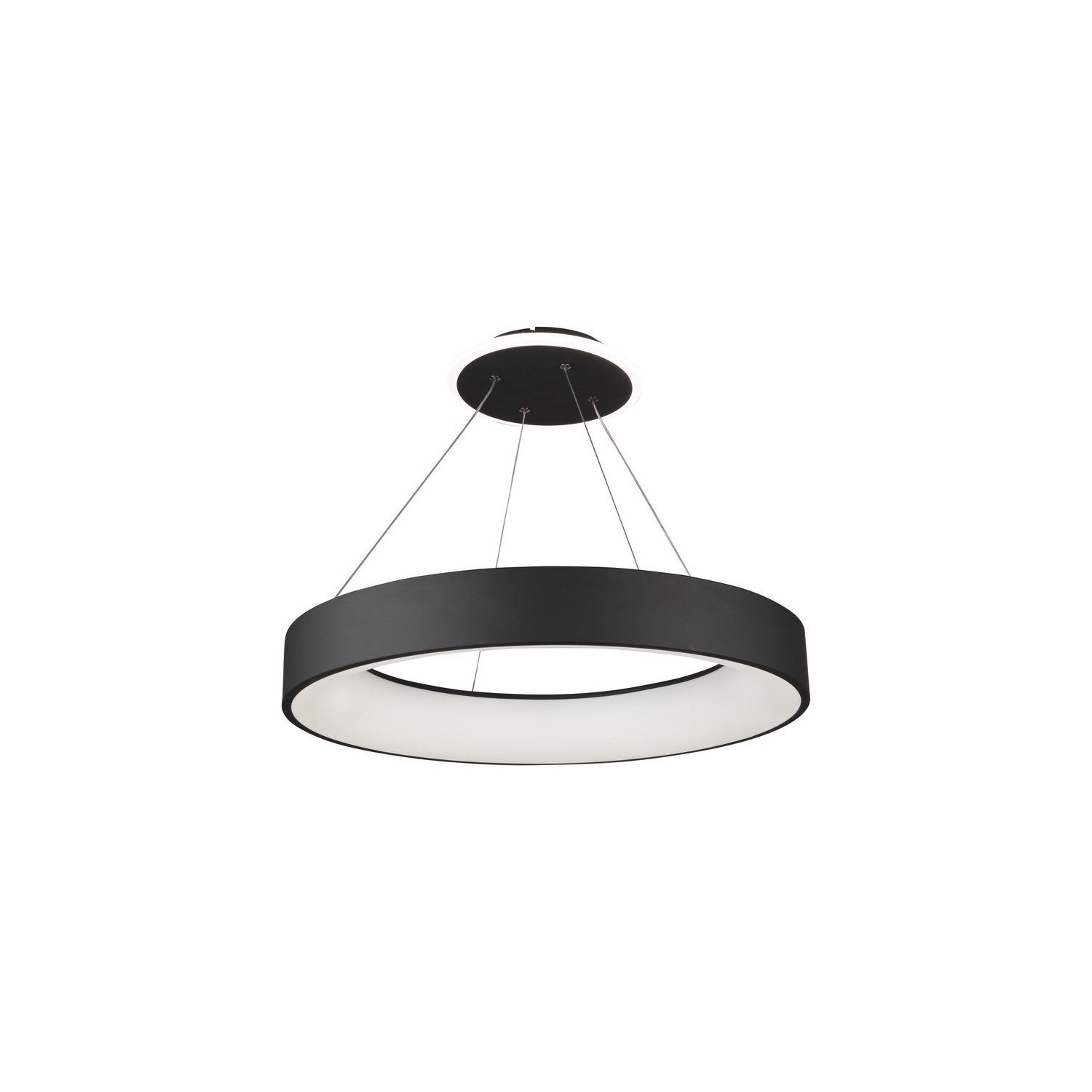 Lazio Collection Integrated LED Chandelier, Black