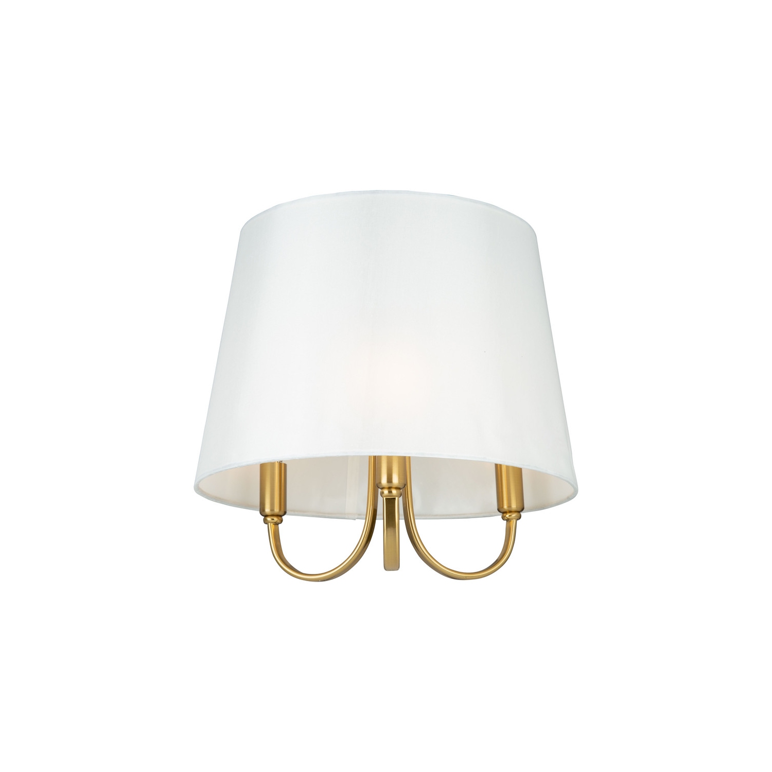 Rhythm 3 Light Semi-Flush Mount Brushed Gold