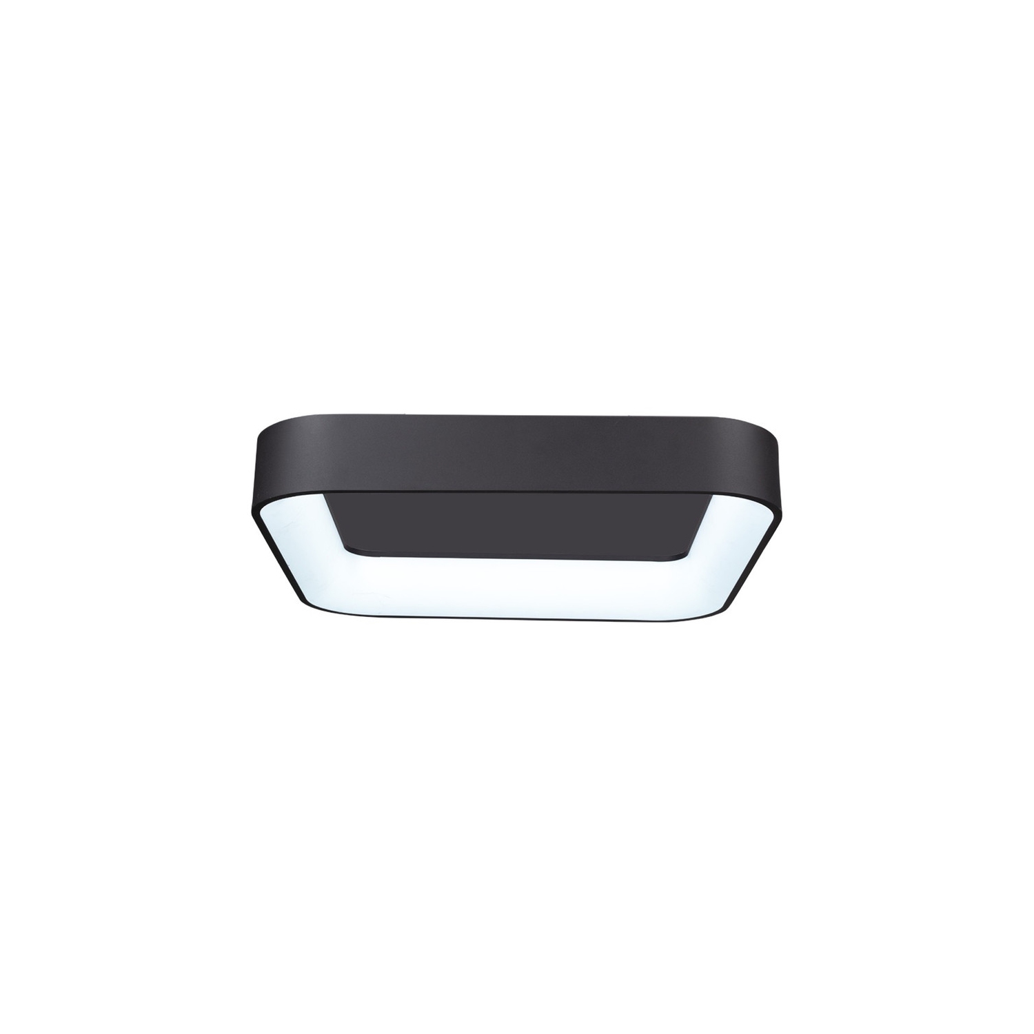 Lazio Collection Integrated LED Flush Mount, Black