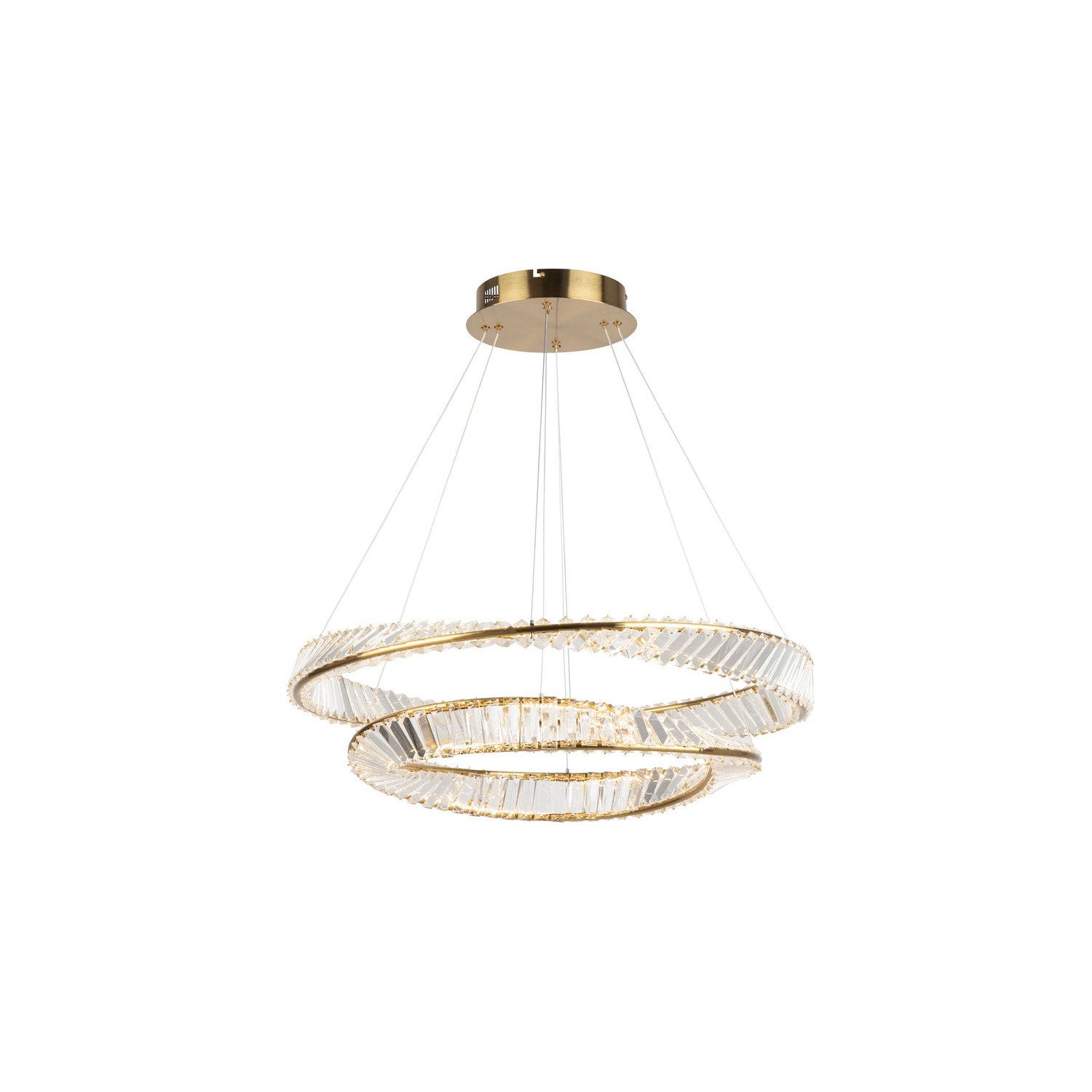 Stella 65W LED Chandelier Brushed Brass