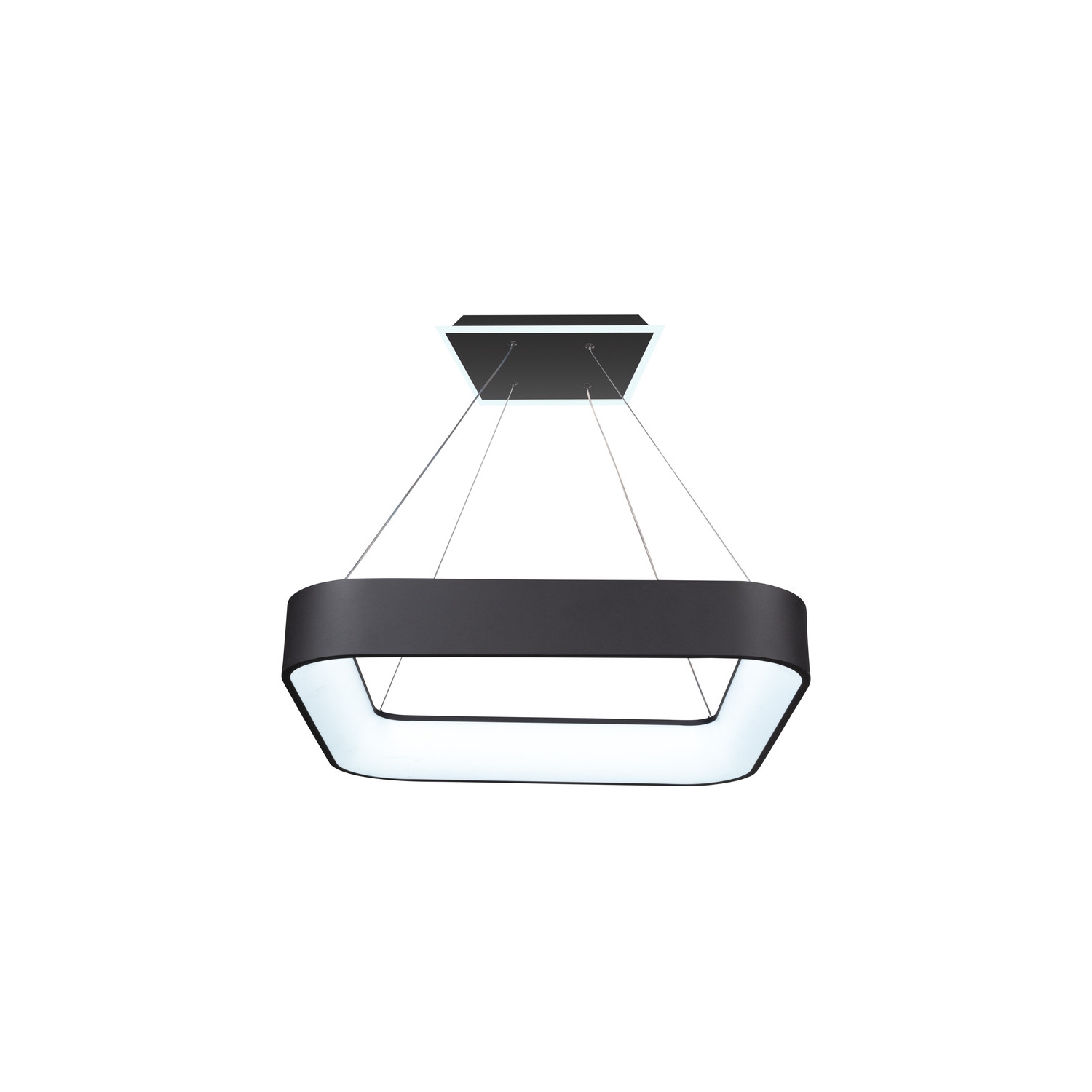 Lazio Collection Integrated LED Chandelier, Black