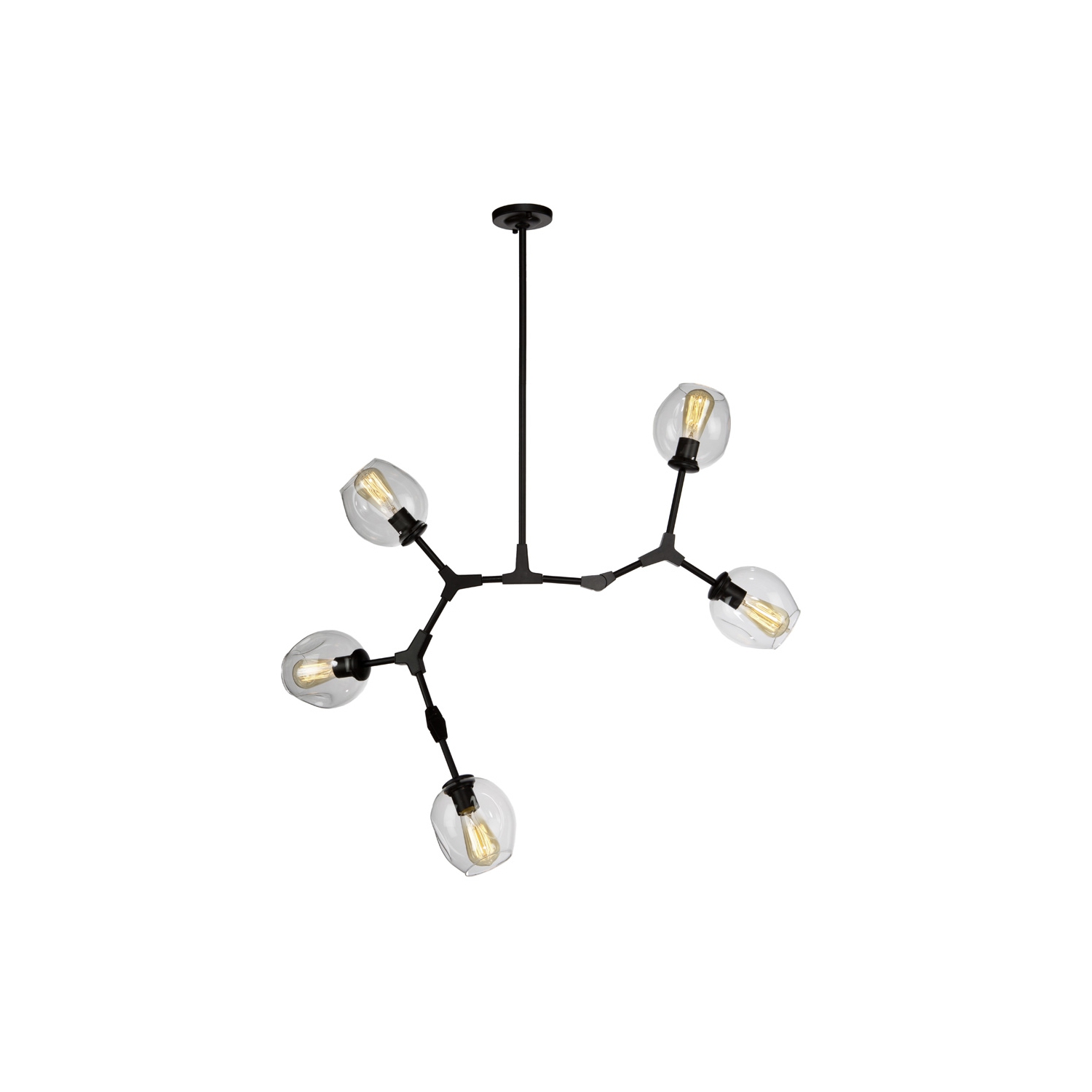 Organic 5-Light Chandelier