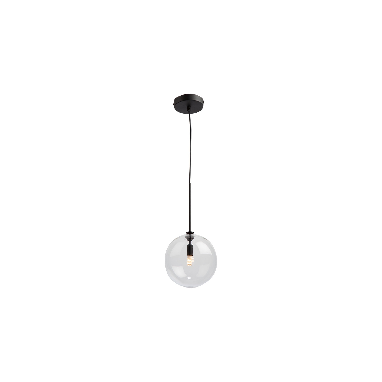 Pinpoint 1 Light Pendant Black