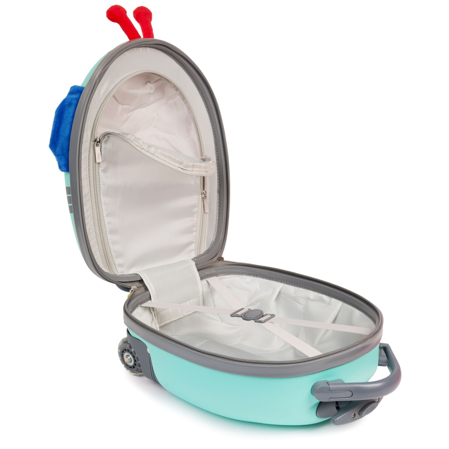 Valise pour enfants Tiny Trekker de BOPPI - valise de voyage légère avec sac de cabine à roulettes et bouchon pour les tout-petits