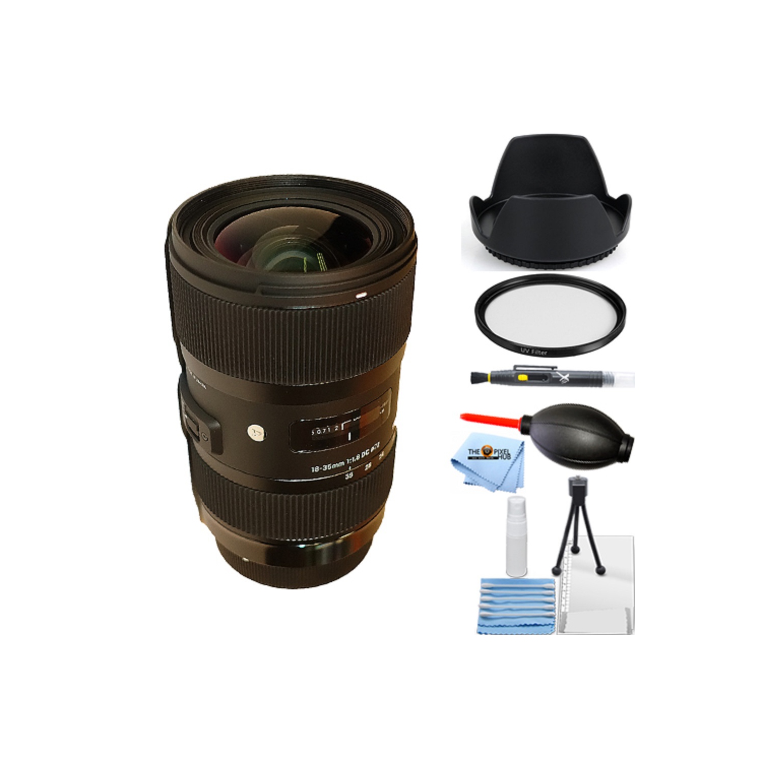 Sigma 18-35mm f/1.8 DC HSM Art Lens for Nikon 210-306 - UV Filter Bundle
