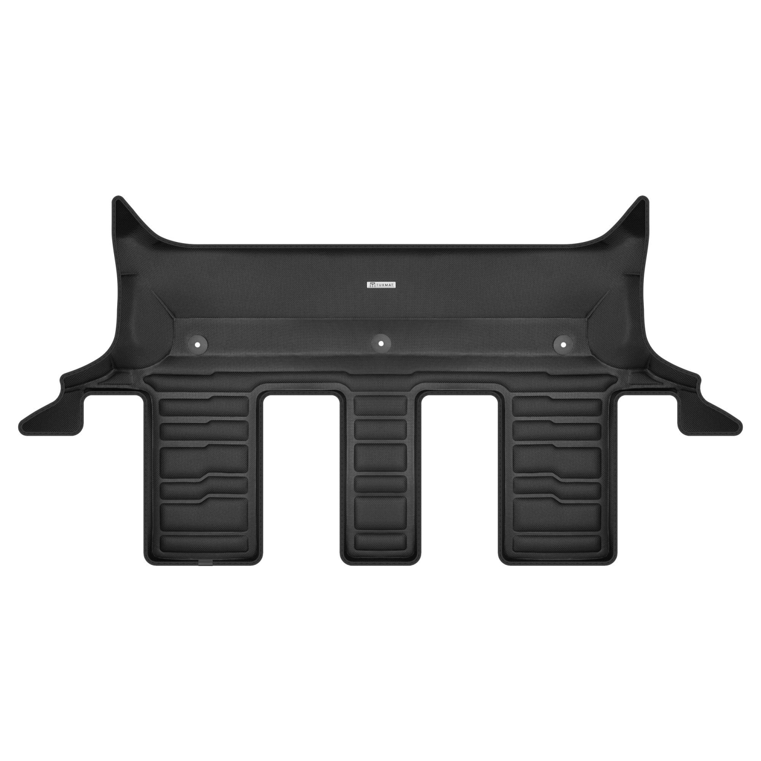 TuxMat - for Rivian R1S 7-Seater 2023-2024 Models - Custom Car Mats - Maximum Coverage, All Weather, Laser Measured - This Full Set Includes 1st, 2nd