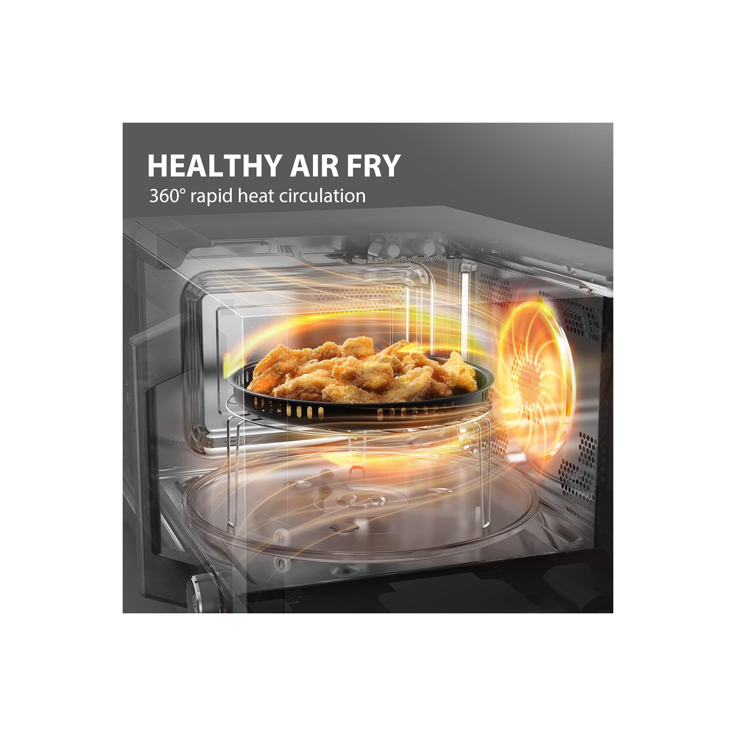 Toshiba ML2-TC10SAIT(BS/SS) 1.0 Cu. Ft. 8-in-1 Countertop Microwave, Air Fryer , Speedy Combi, Compact Convection ,Odor removal, Mute Function,