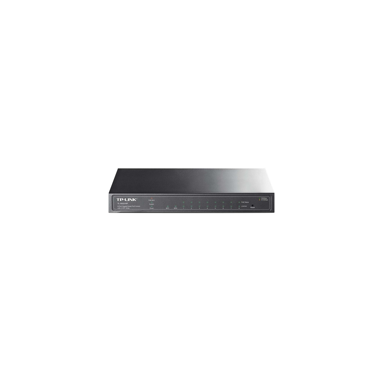 TP-Link TL-SG2210P 8-Port Gigabit Smart PoE Switch with 2 SFP Slots (TL-SG2210P)