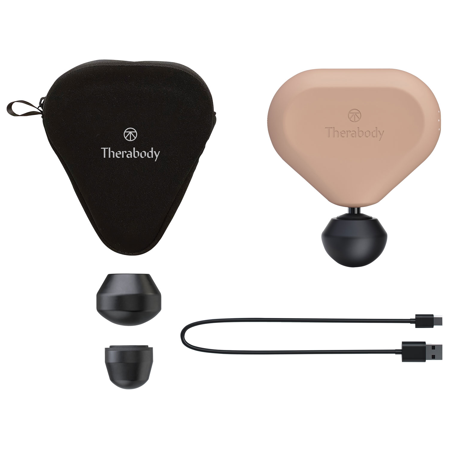 Therabody Theragun mini 2.0 Handheld Percussive Massage Device - Desert Rose