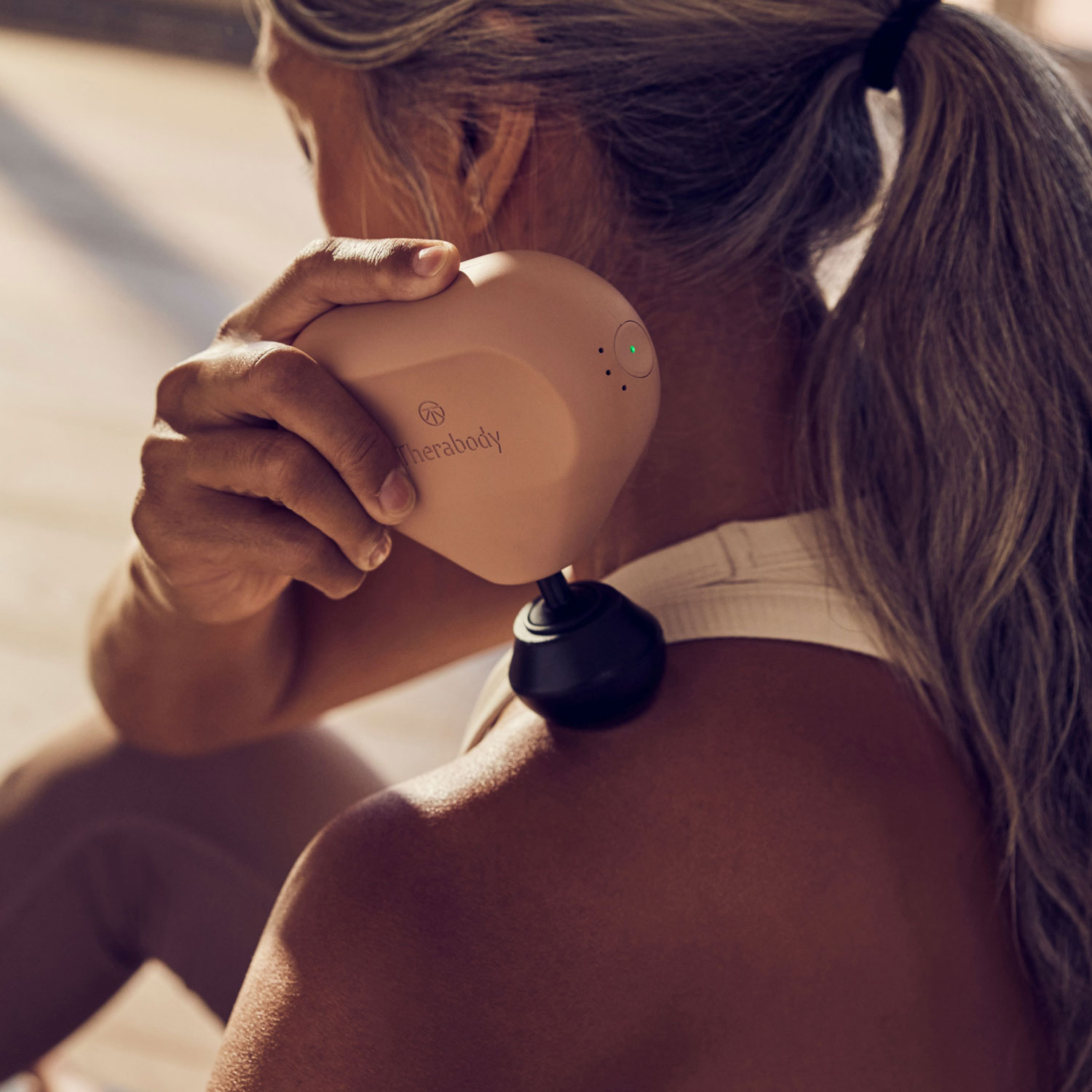 Therabody Theragun mini 2.0 Handheld Percussive Massage Device - Desert Rose