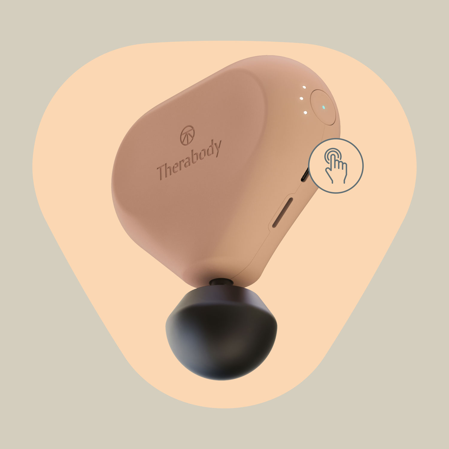 Therabody Theragun mini 2.0 Handheld Percussive Massage Device - Desert Rose