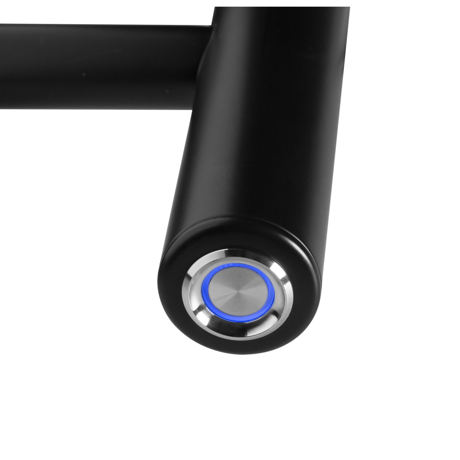 Chauffe-serviette électrique Warmlyours Infinity, 23,6 larg. X 32 haut. X 4,75 prof., noir, câblé ou enfichable