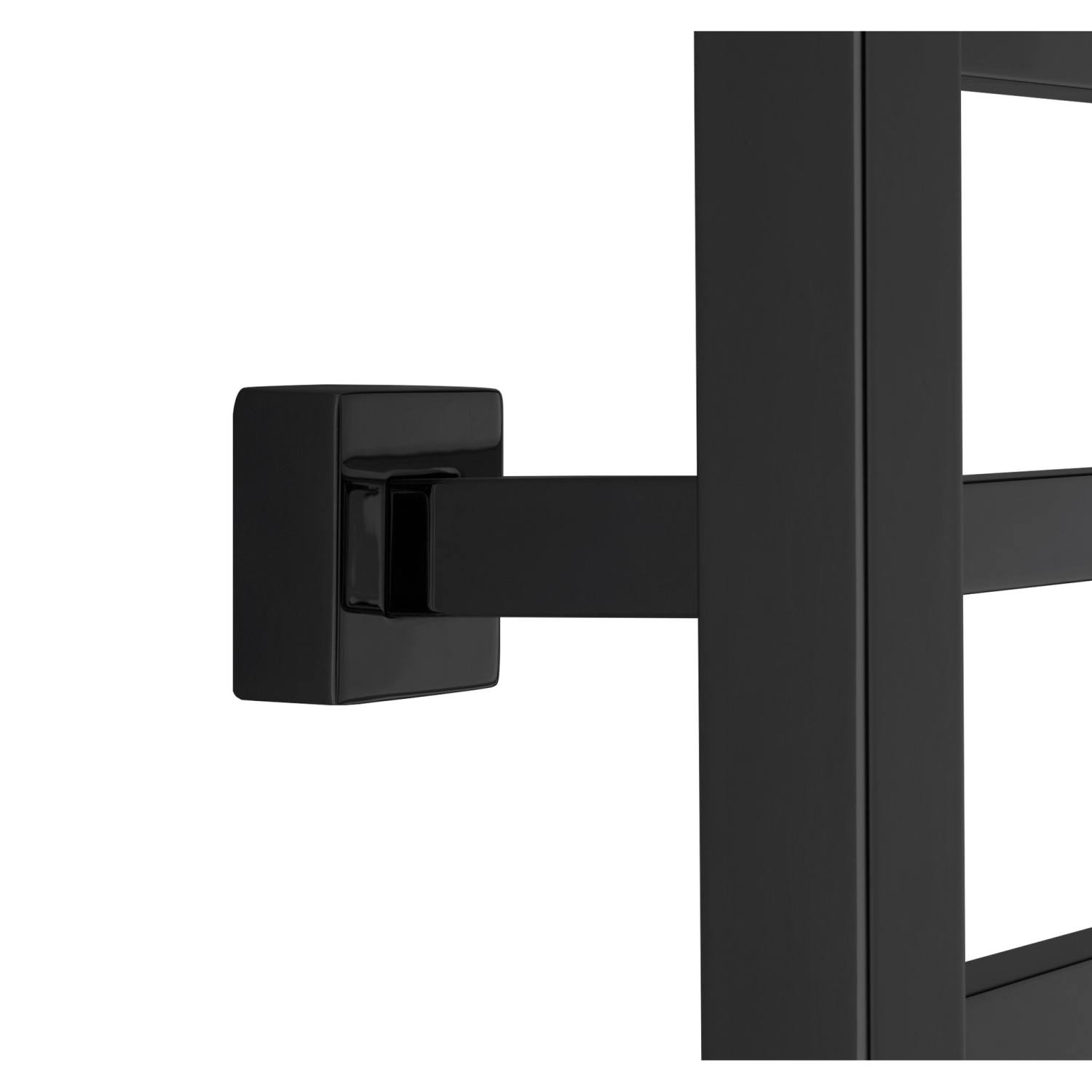 WarmlyYours Sierra Electric Towel Warmer 23.6"W x 31.5"H x 4.3"D, Black, Hardwired or Plug-in