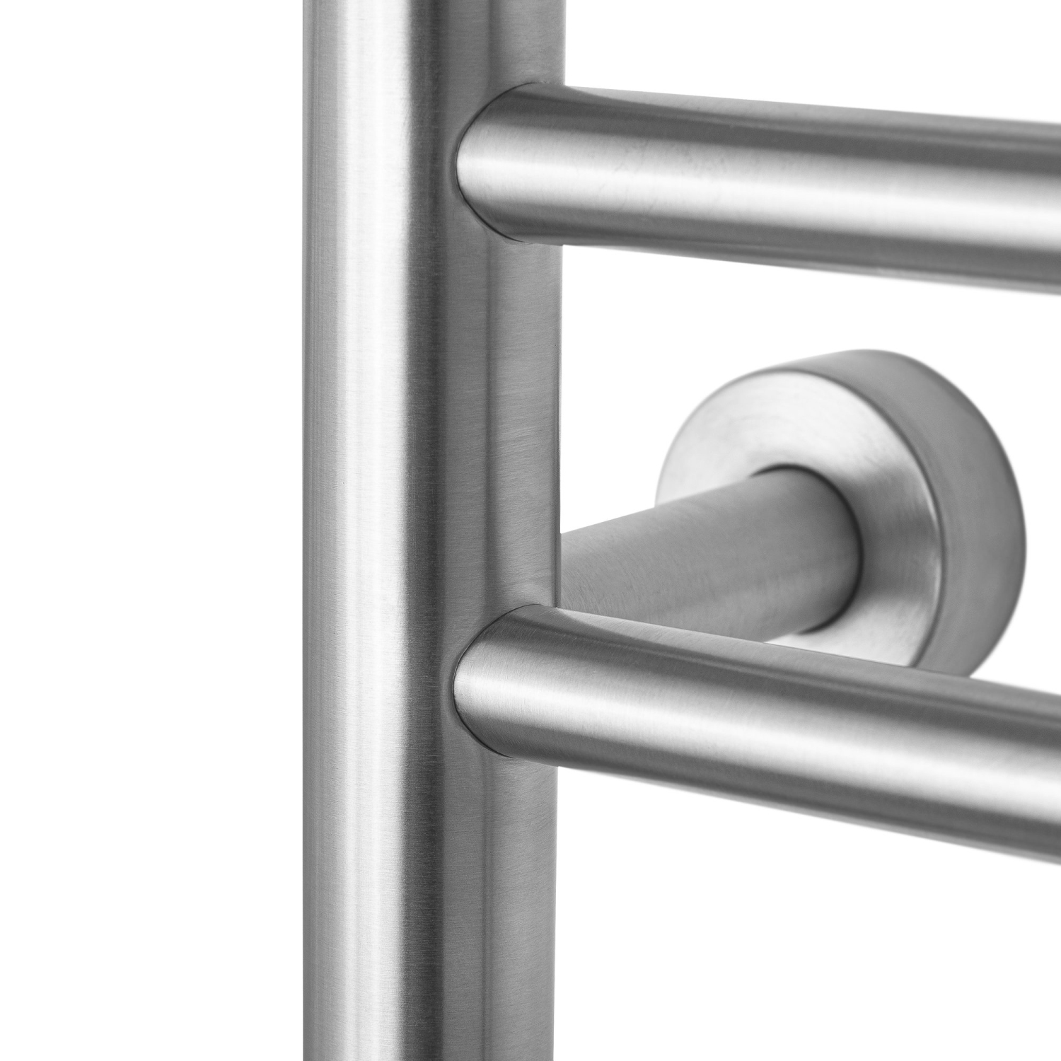 Chauffe-serviette électrique Warmlyours Infinity 23,6 larg. X 32 haut. X 4,75 prof., câblé ou enfichable, brossé