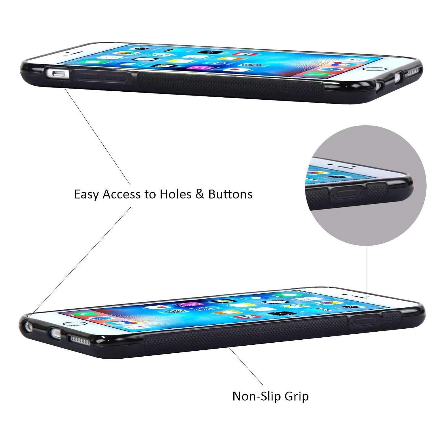 Navor Magnetic Detachable Wallet Case [8 Card Slots] [3 Money Pockets] Compatible for iPhone 6 / 6s 4.7 Inch [JOOT-3L]- Rose Gold