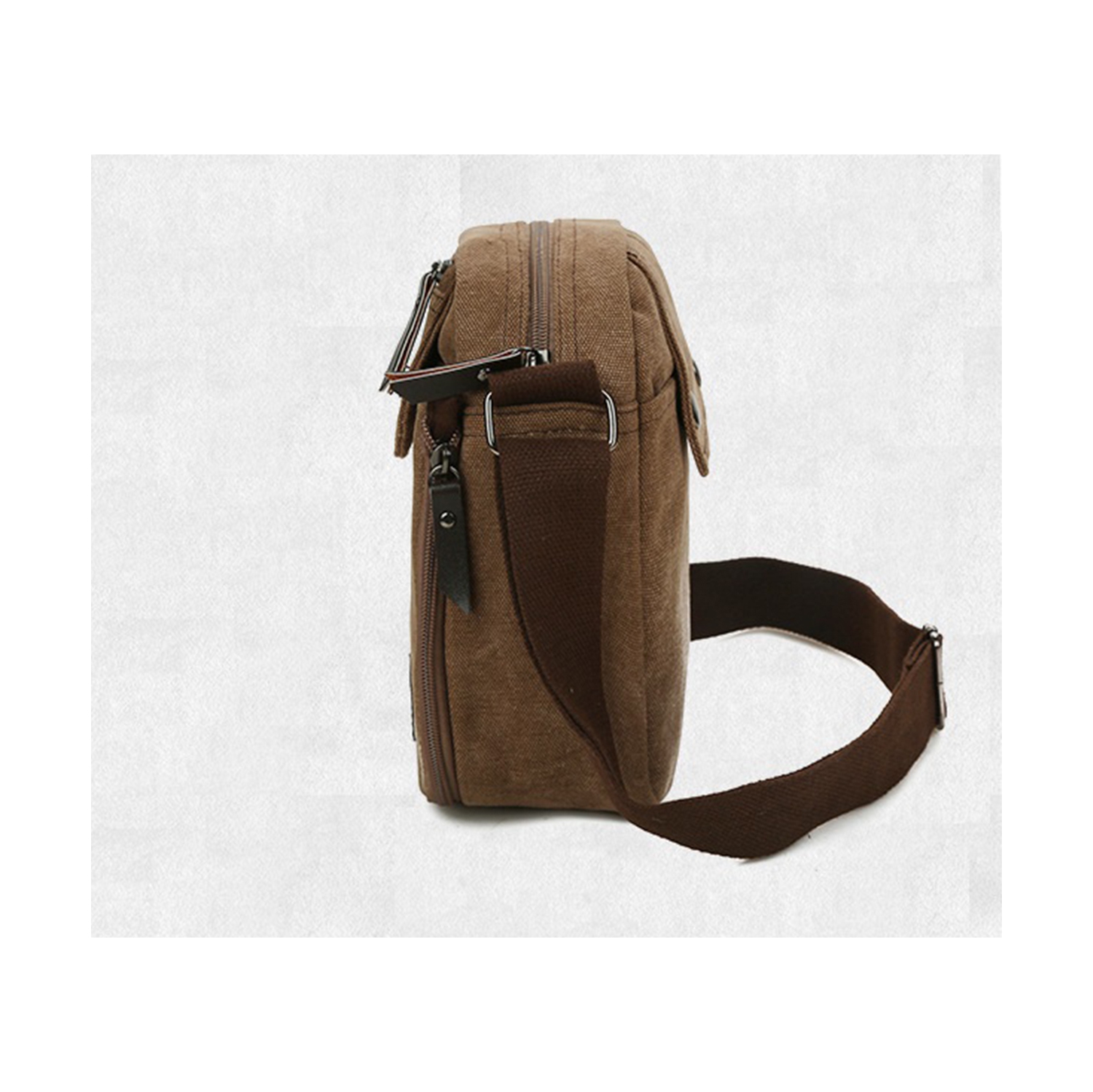 navor Men's Small Vintage Multipurpose Canvas Crossbody Shoulder Bag Crossover Messenger Travel Bag Purse