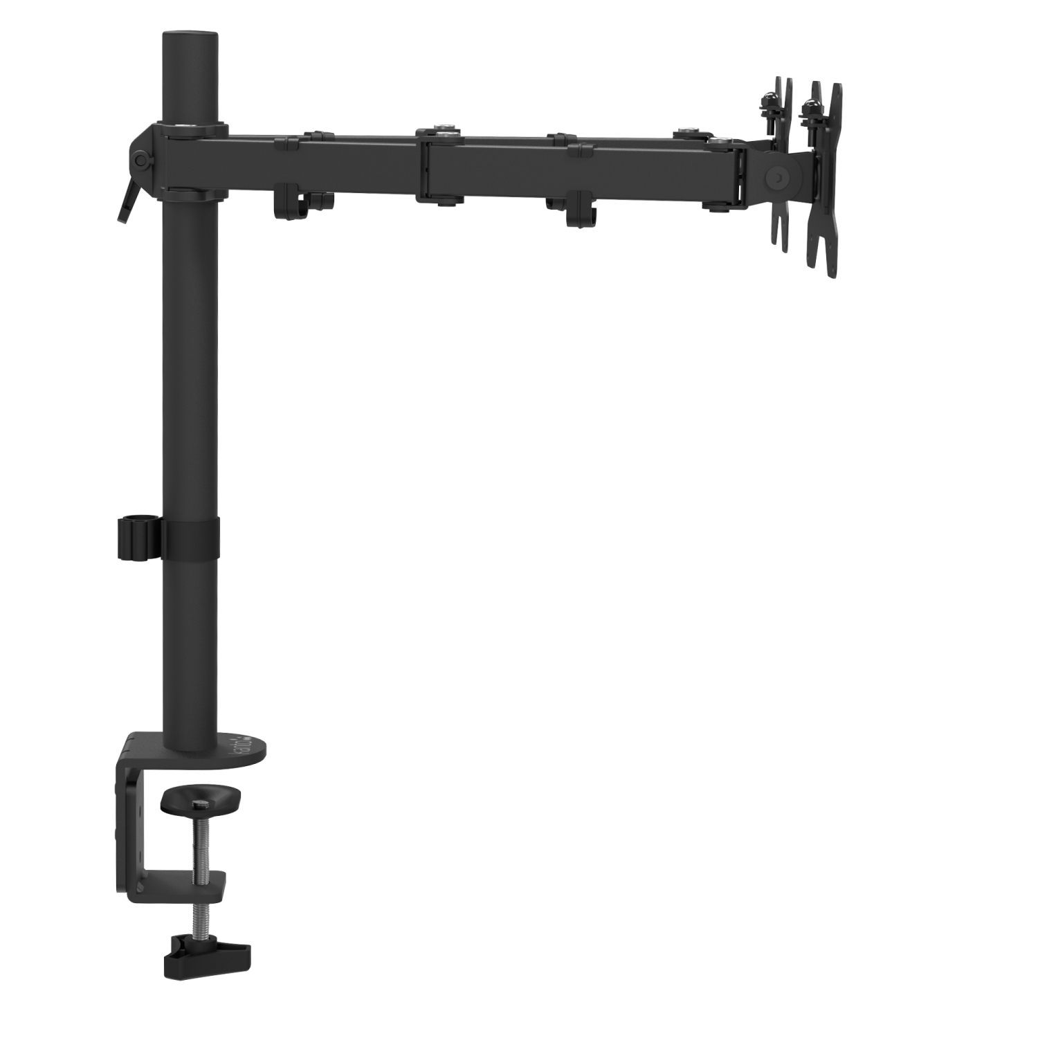 Support de bureau à deux bras réglables en hauteur DML2000 de Kanto pour moniteur de 17 à 27 po
