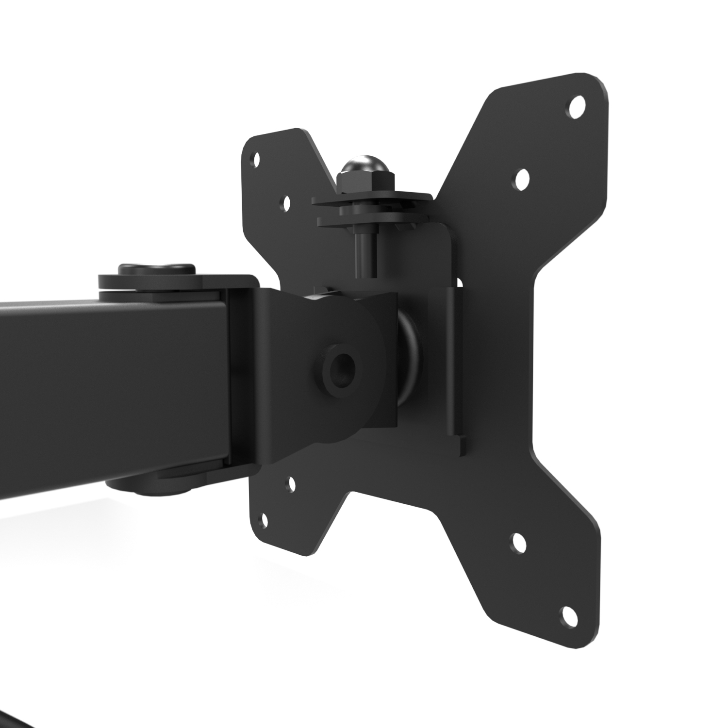 Support de bureau à deux bras réglables en hauteur DML2000 de Kanto pour moniteur de 17 à 27 po