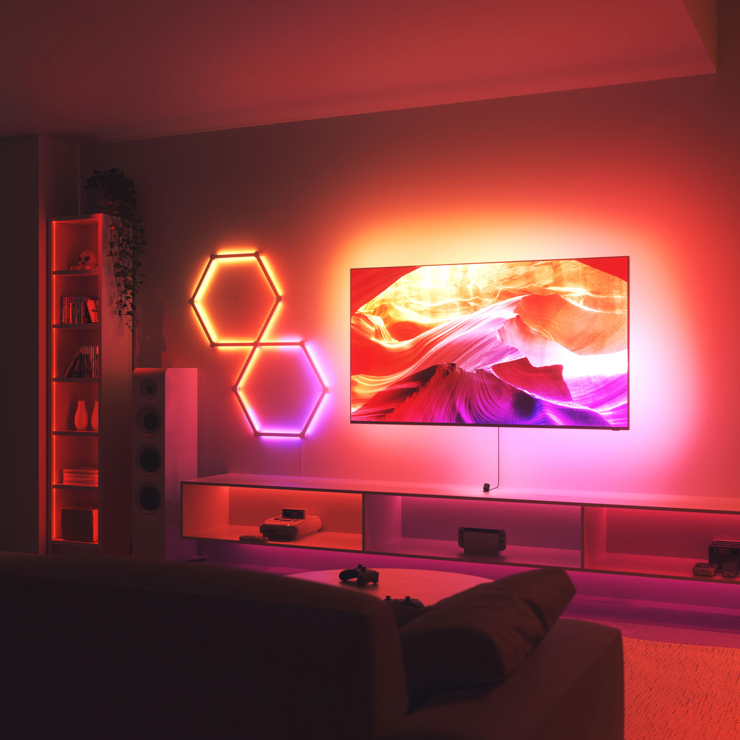 Caméra d'écran Wi-Fi 4D + bande lumineuse de 65 po de Nanoleaf - Partenaire détaillant exclusif