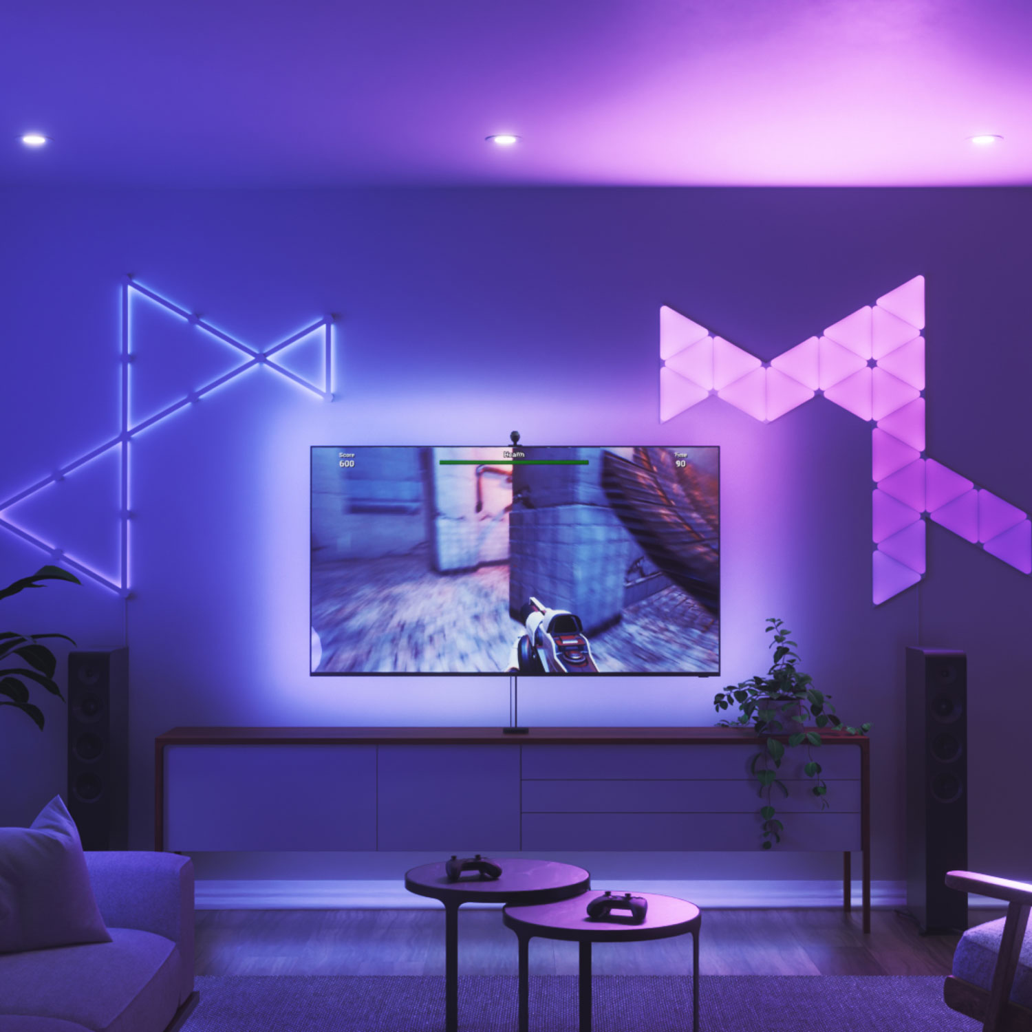 Caméra d'écran Wi-Fi 4D + bande lumineuse de 65 po de Nanoleaf - Partenaire détaillant exclusif
