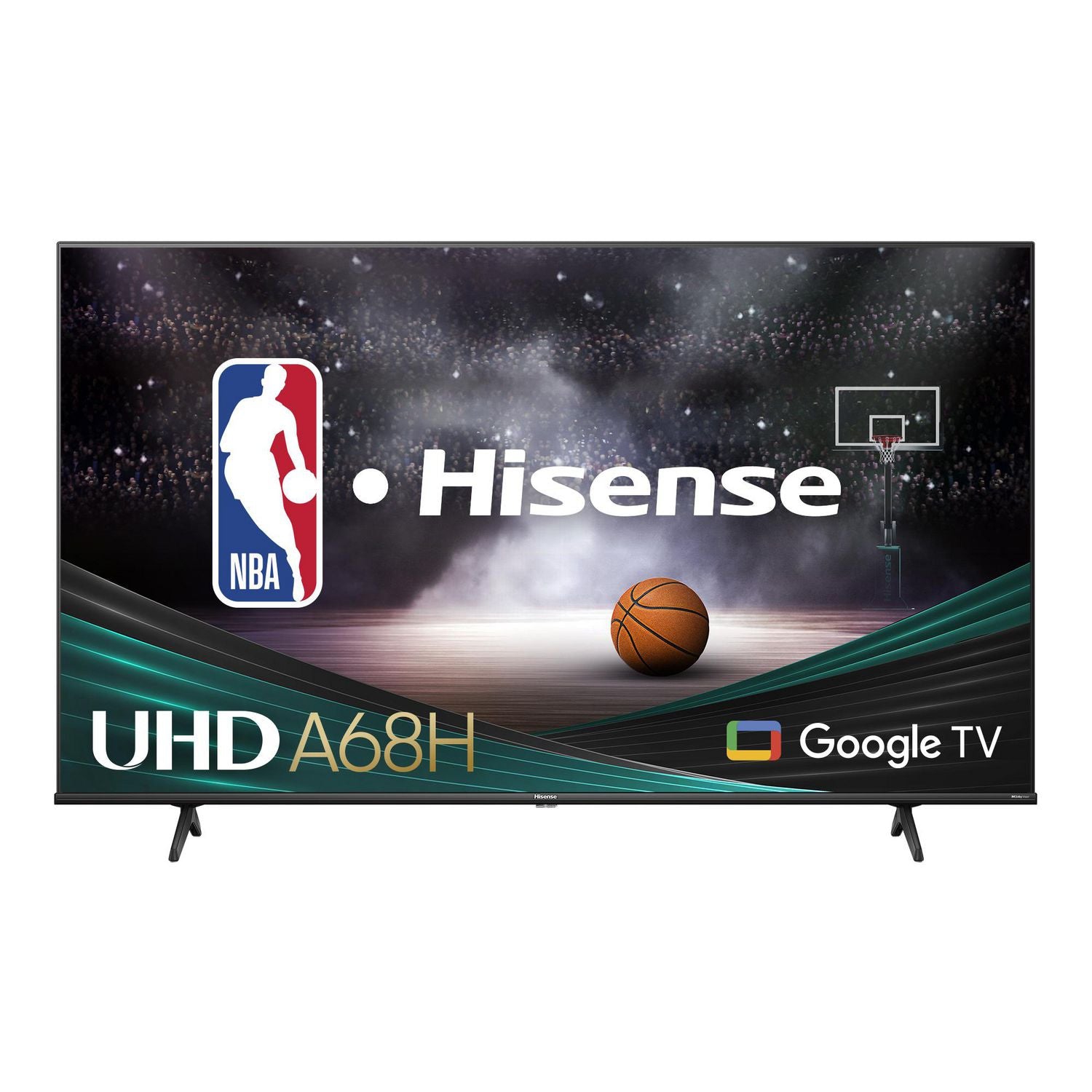 REFURBISHED (GOOD) - Hisense 55 inch 4K UHD A68H Series Google Smart TV (55A68H)