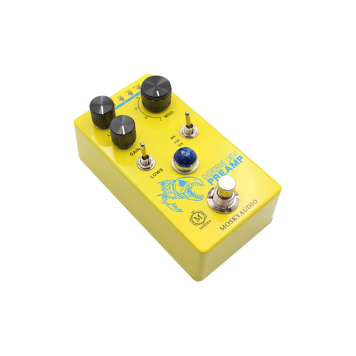 Mosky LM741 PREAMP Guitar Effect Pedal Distortion Overdrive Preamp Si Ge Soft