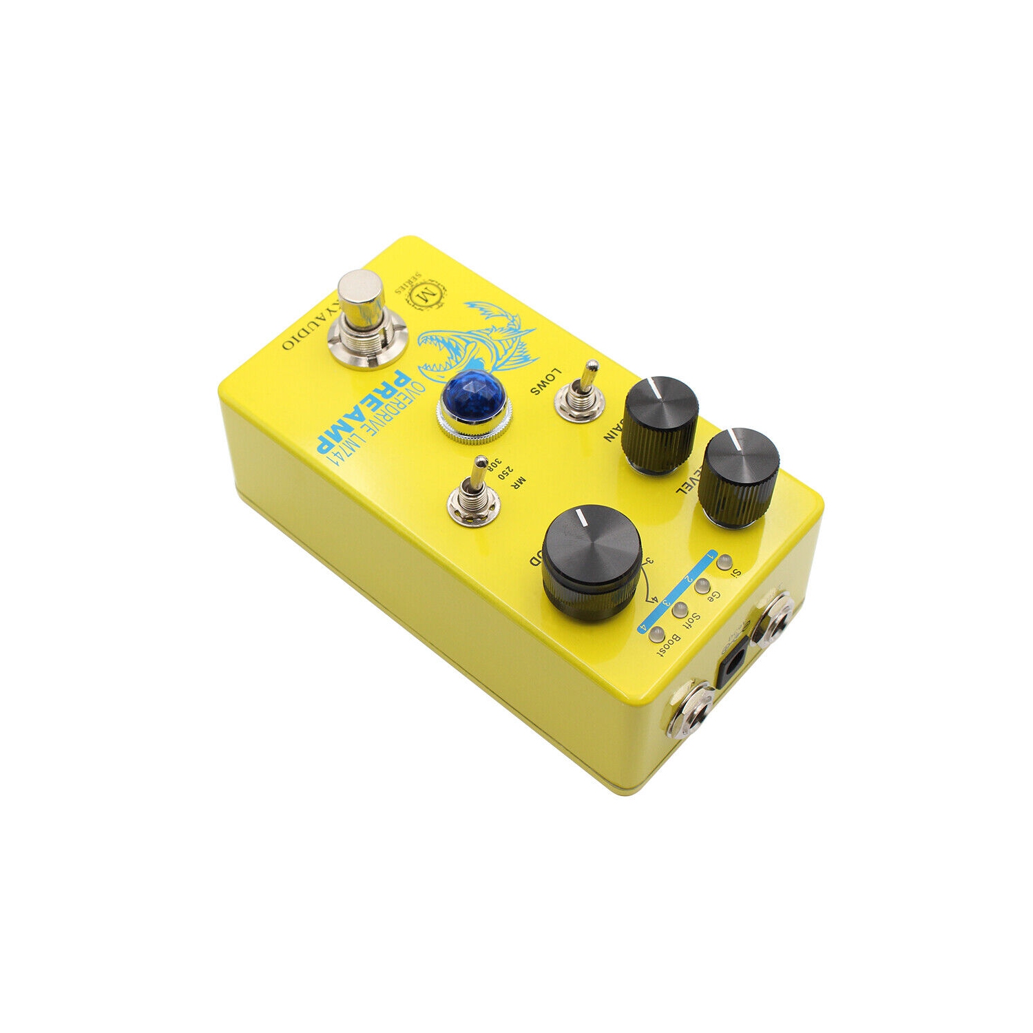 Mosky LM741 PREAMP Guitar Effect Pedal Distortion Overdrive Preamp Si Ge Soft