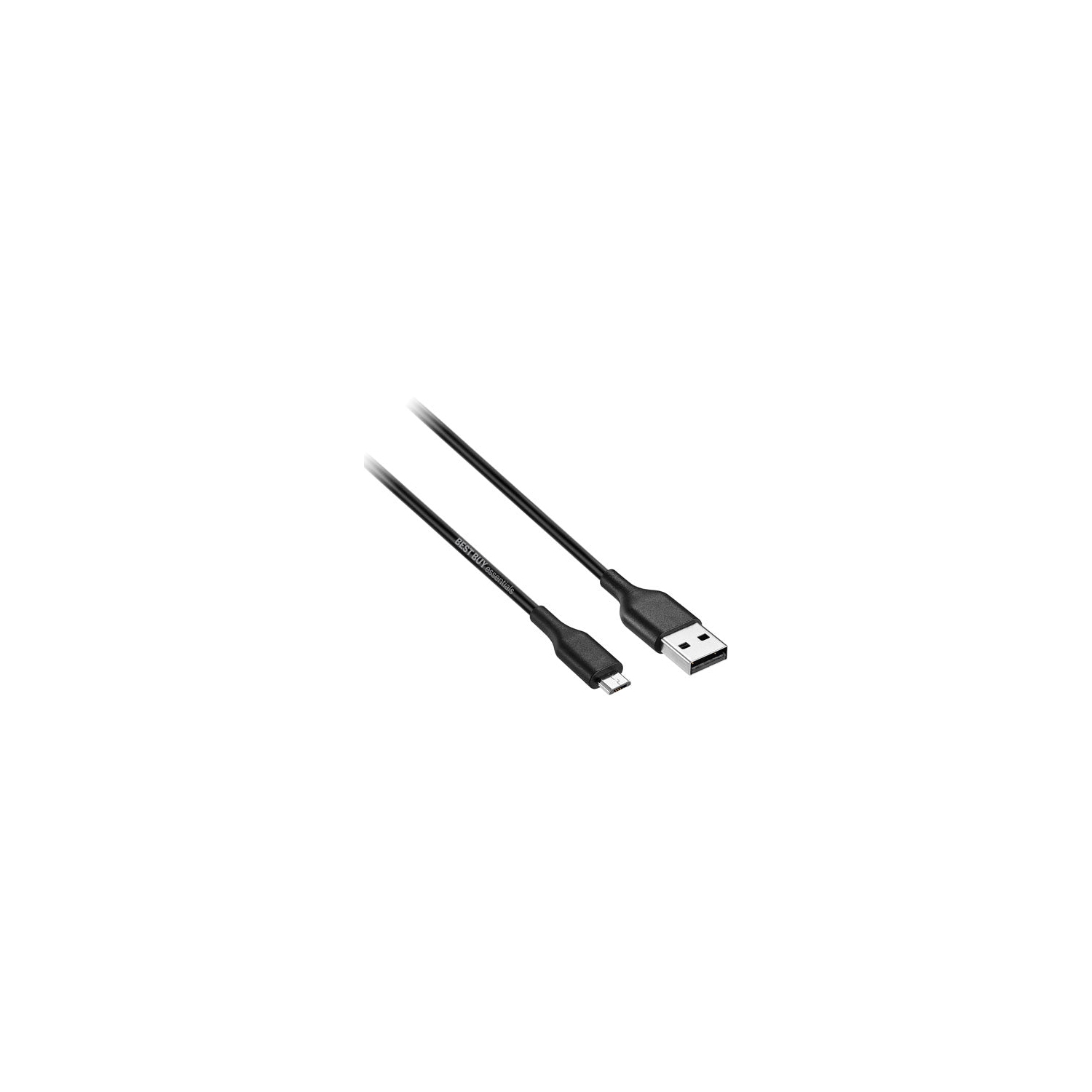 Best Buy essentials™ 3' USB-A to Micro USB Charge-and-Sync Cable Black  BE-MMA322K - Best Buy