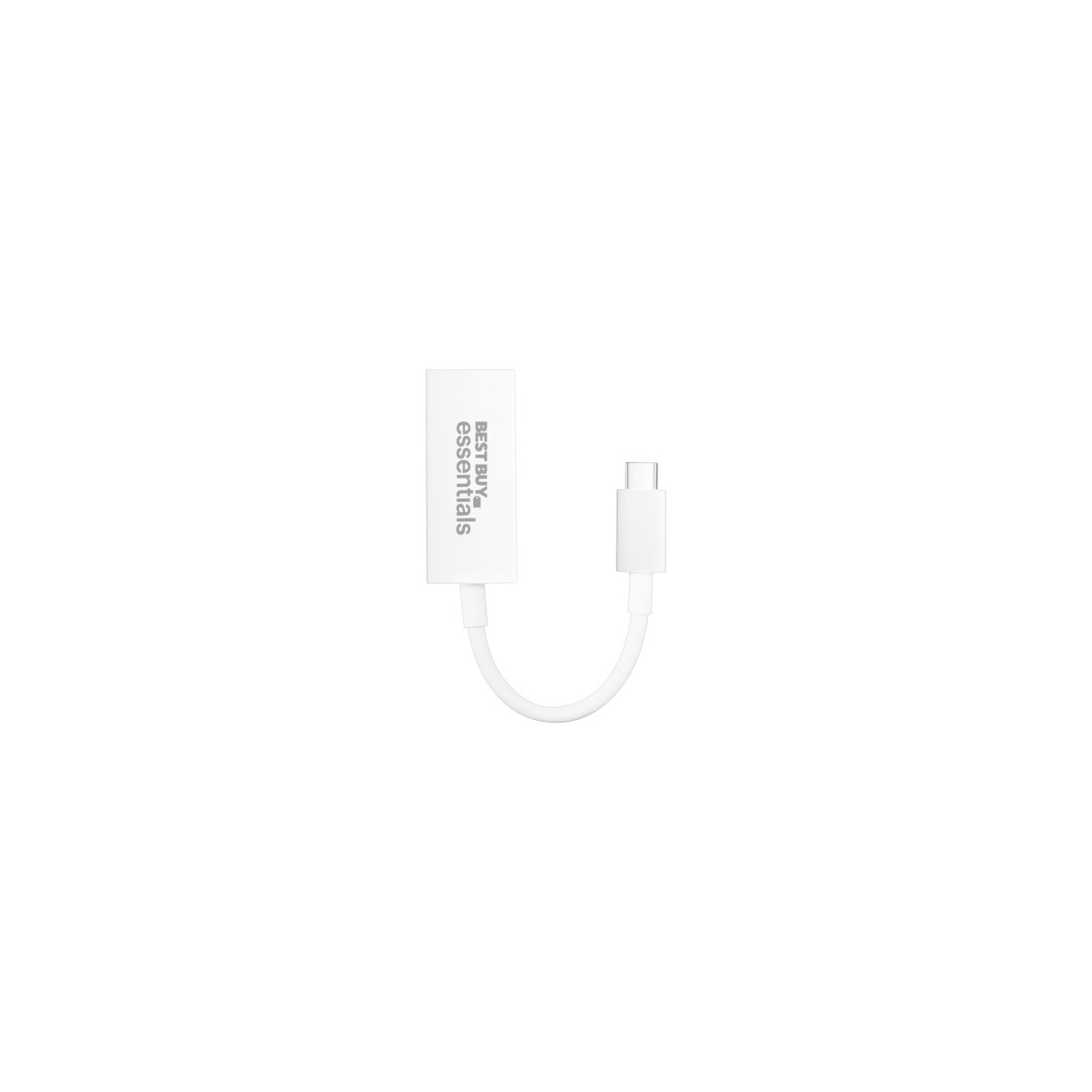 Boîte ouverte - Adaptateur USB-C à Ethernet BE-PA3C6E-C Best Buy Essentials prêt à l'emploi jusqu'à 1Gbps Mb/s.