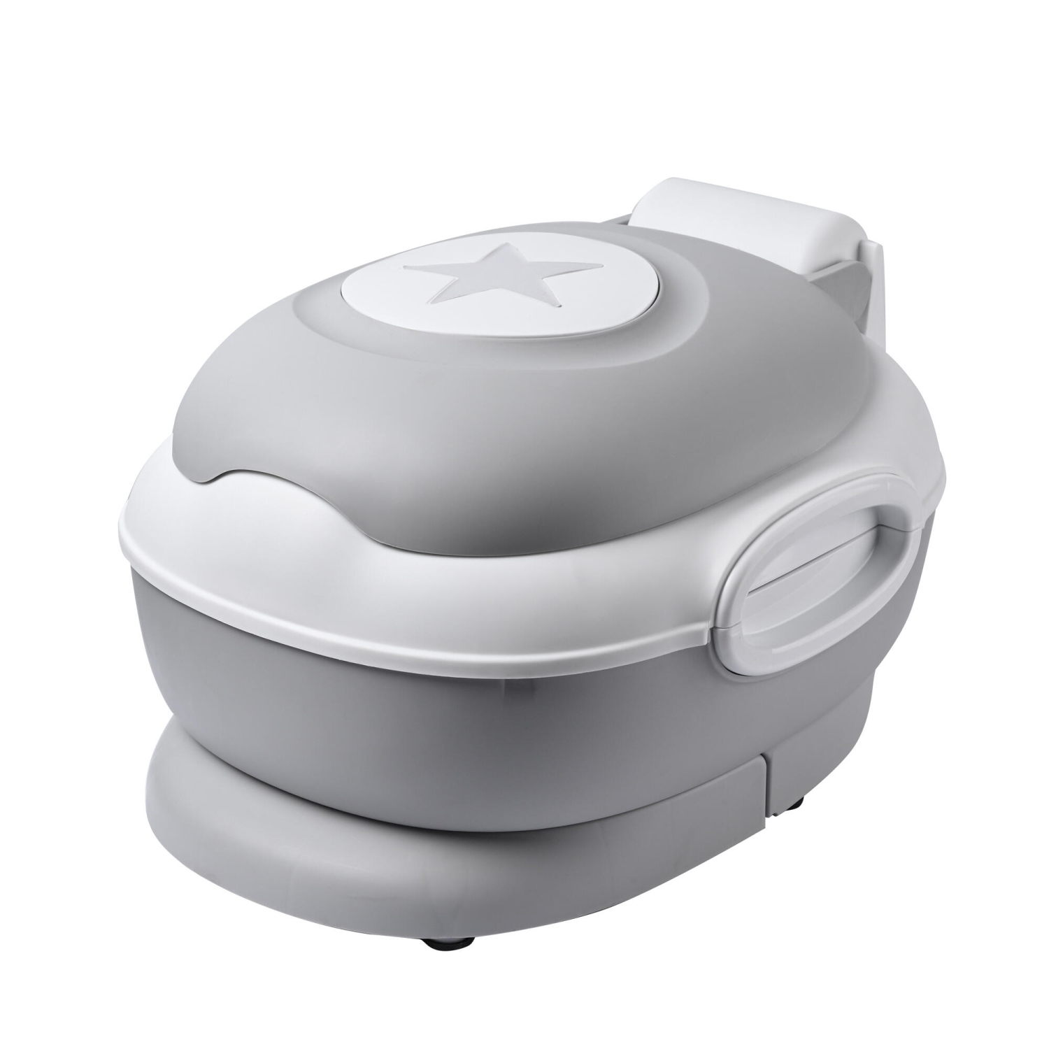 LIVINGbasics 3-In-1 Potty, Portable Kids Potty Seat Training Toilet with Trainer Ring and Step Stool for Indoor Outdoor Travel Car Camping