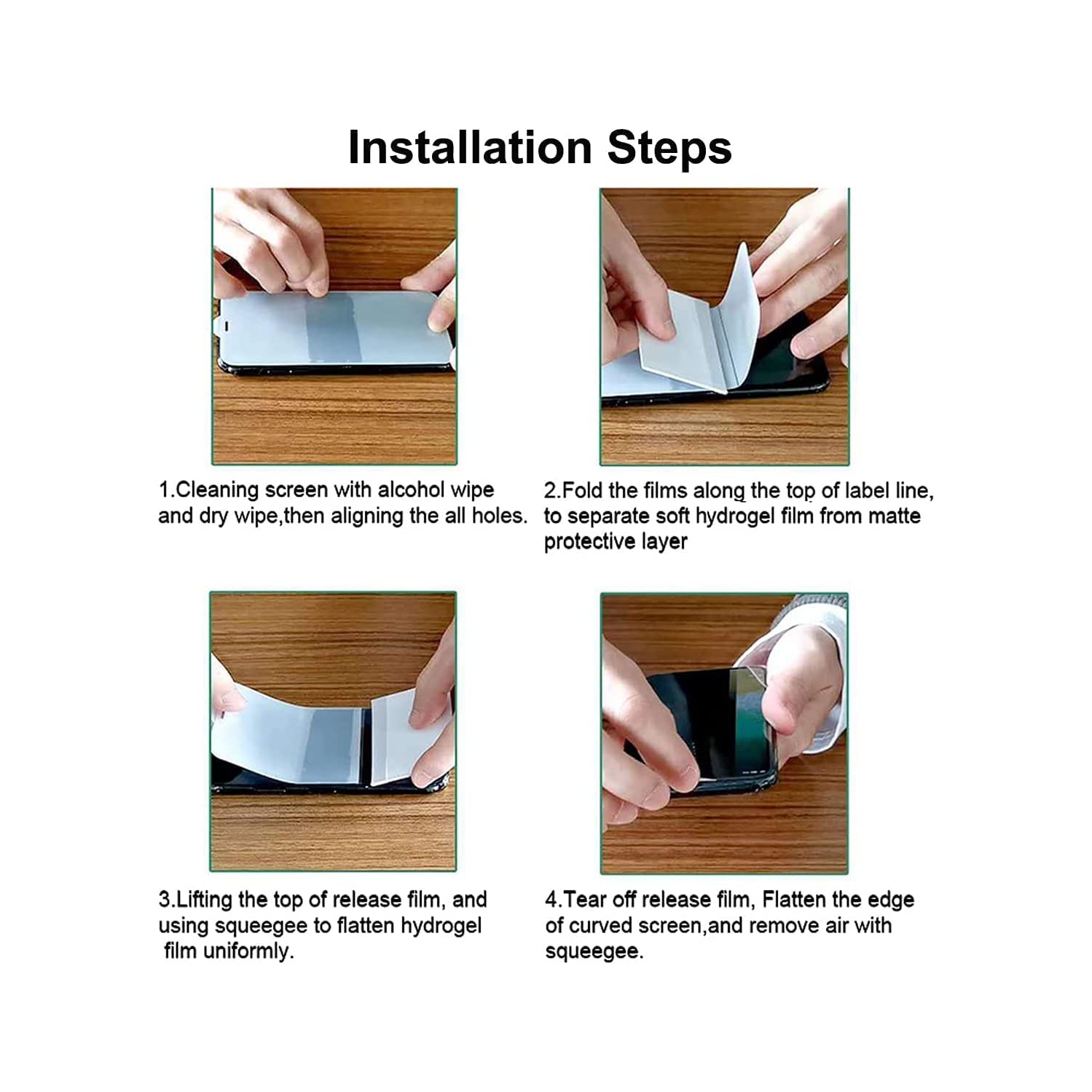 Paquet de 3 protecteurs d'écran SuperShield pour Samsung Galaxy A22 5G, pellicule de protection souple en TPUR, anti-bulles HD ultra transparent