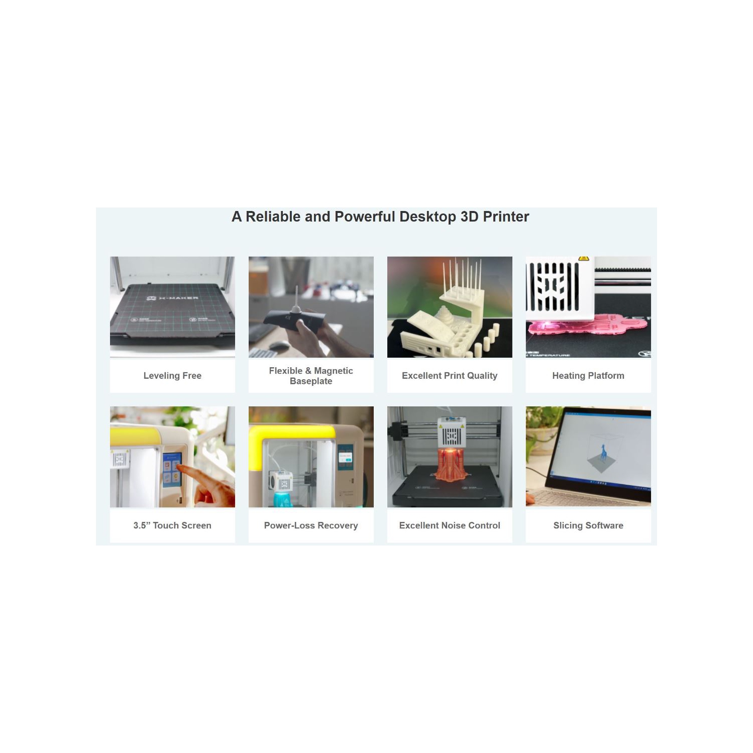 X-Maker Fully Enclosed FDM 3D Printer for Kids w/ WIFI