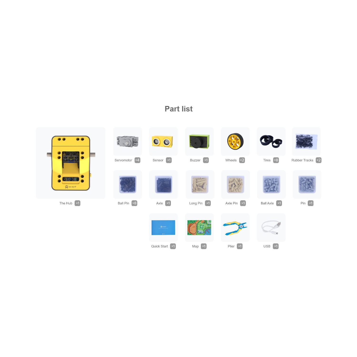 La trousse de création et de programmation de robots X-Kit Unlimited pour enfants