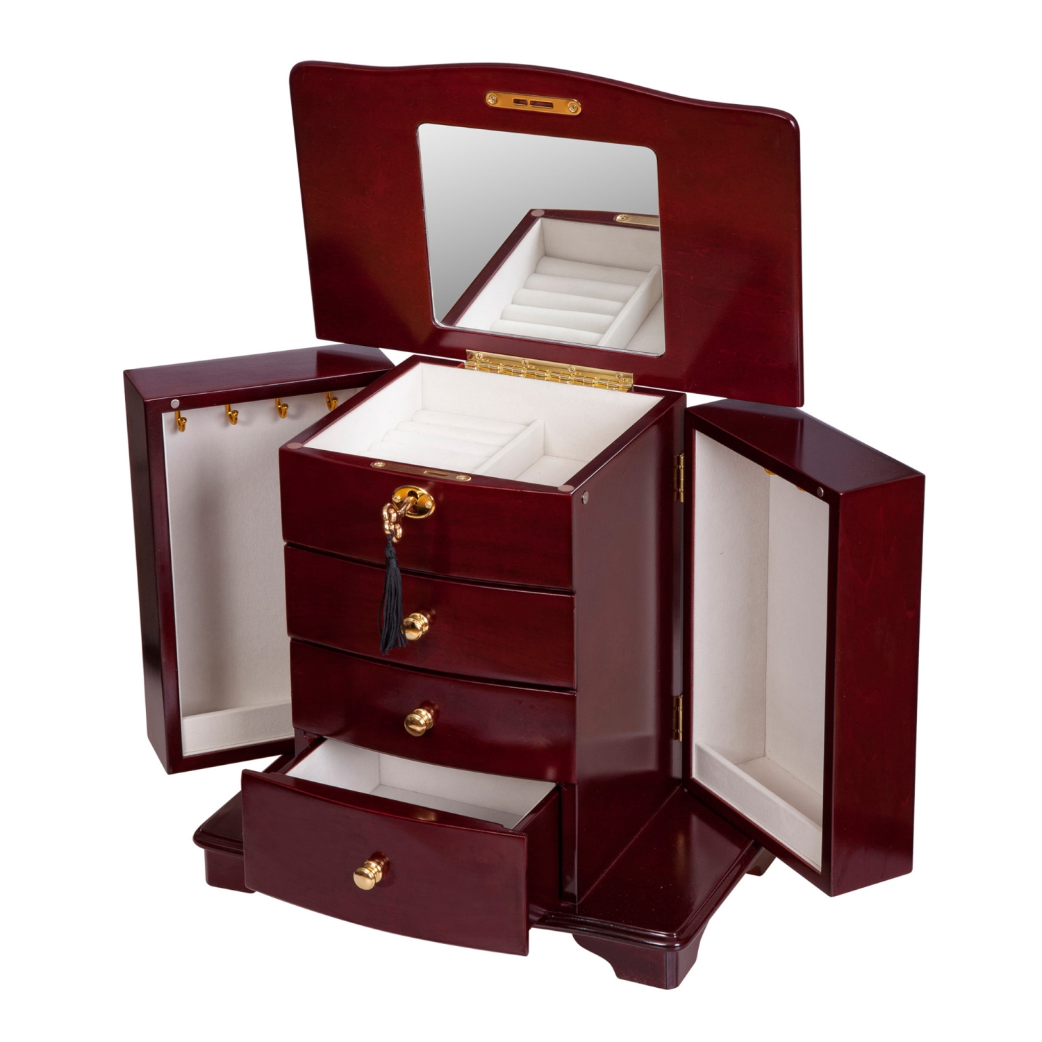 Coffret à bijoux en bois Waverly de Gunther Mele et Co