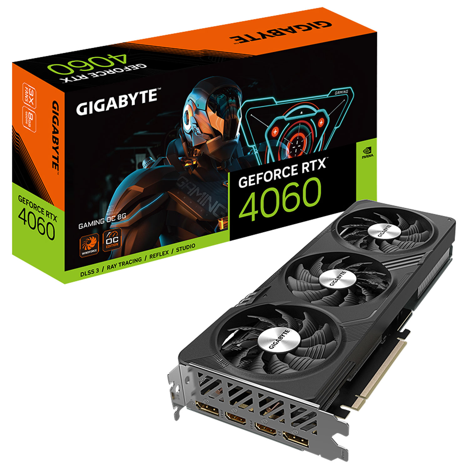 GIGABYTE GeForce RTX 4060 Gaming OC 8G GDDR6 Video Card