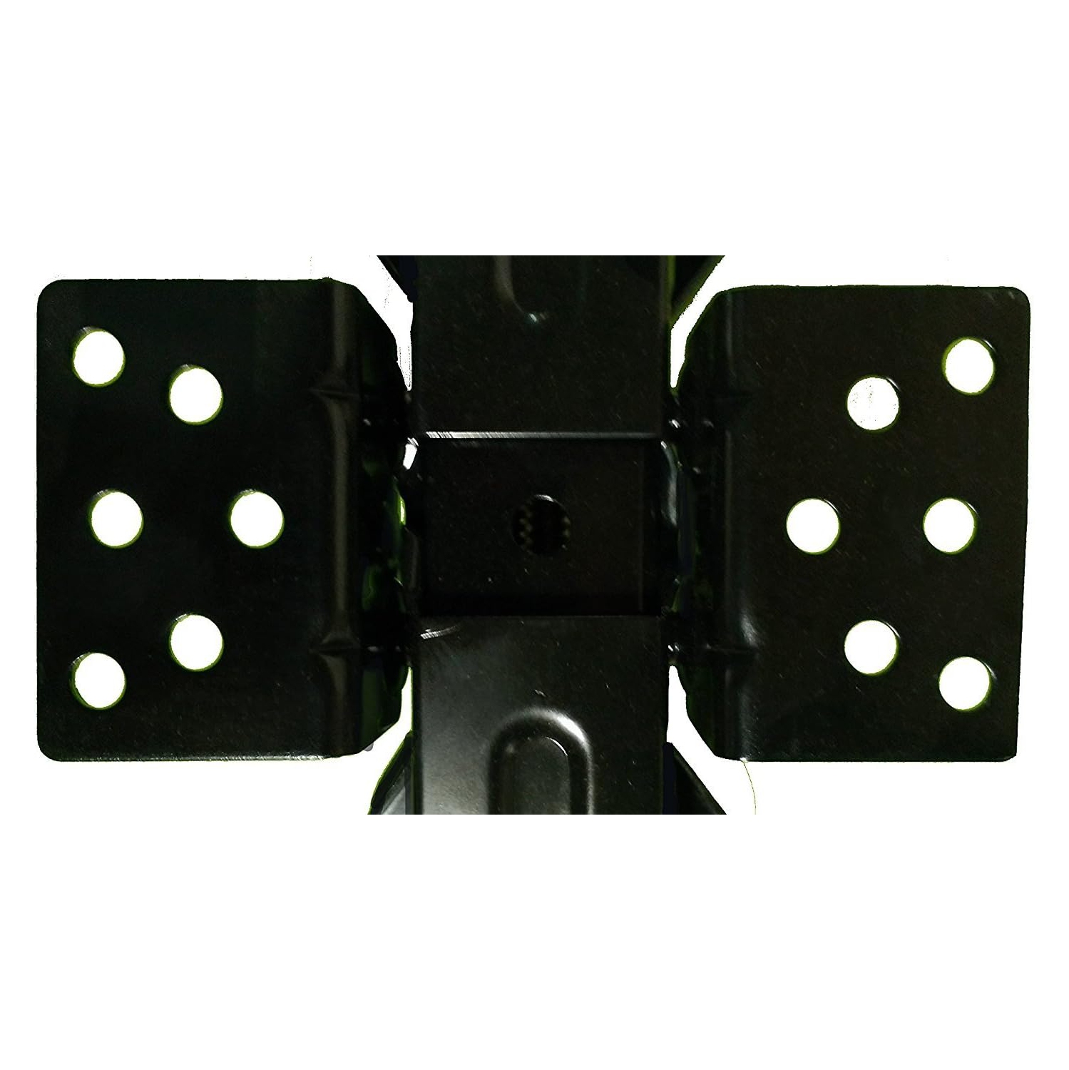 Combo 64280 - Ensemble de 4 5000&nbsp;lb stabilisateurs de VR à prise ciseaux à faible profil à vis de catégorie 8 et plaque universelle à 2 prises