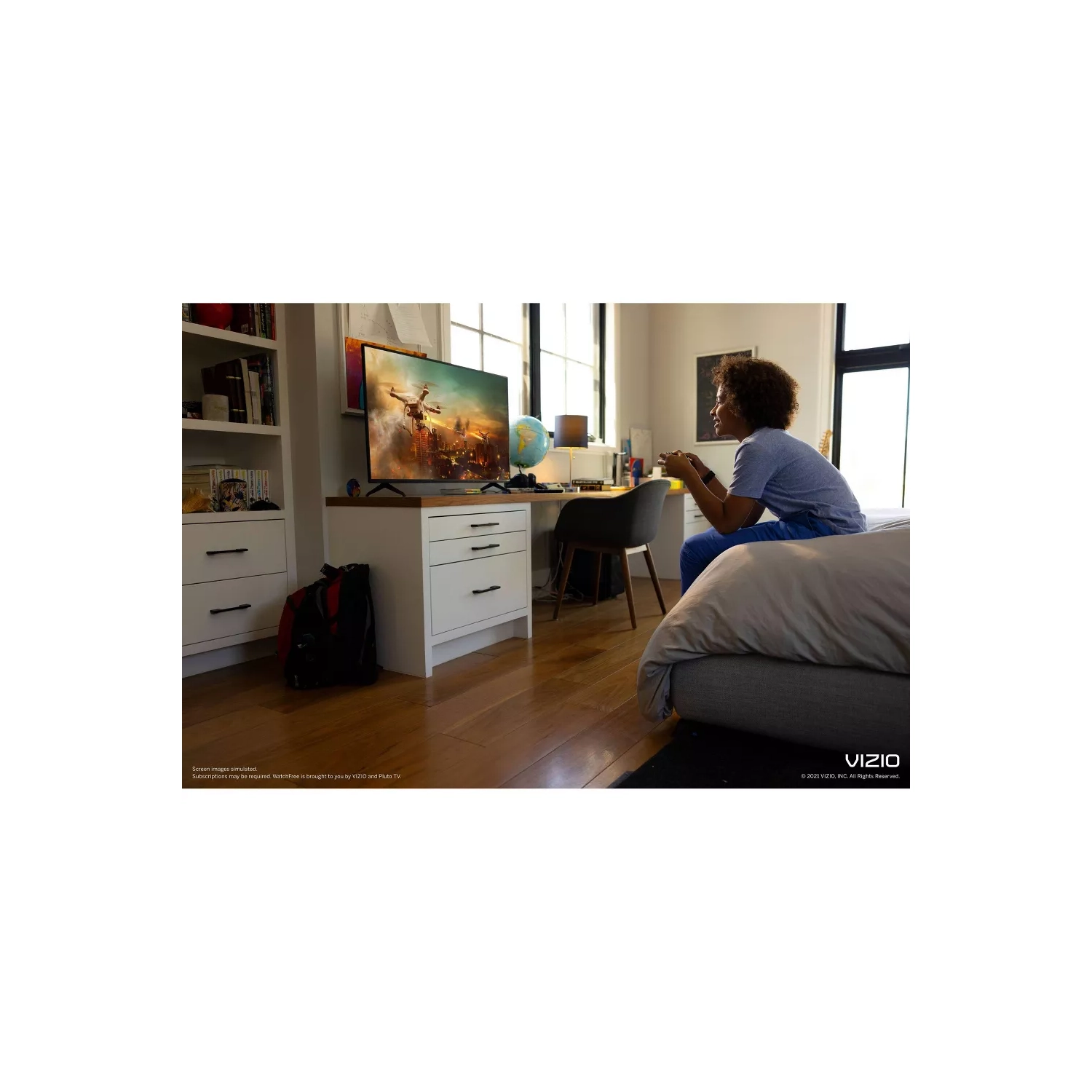 Téléviseur intelligent HD DEL à matrice complète 720p de 32 po série D de VIZIO – D32h-j