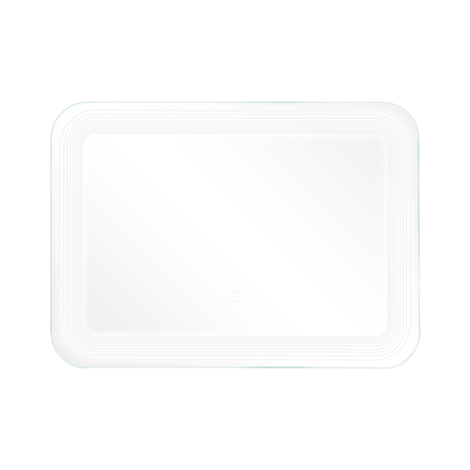 Miroir de salle de bain mural avec éclairage DEL et miroir de maquillage Topbuy avec bouton tactile