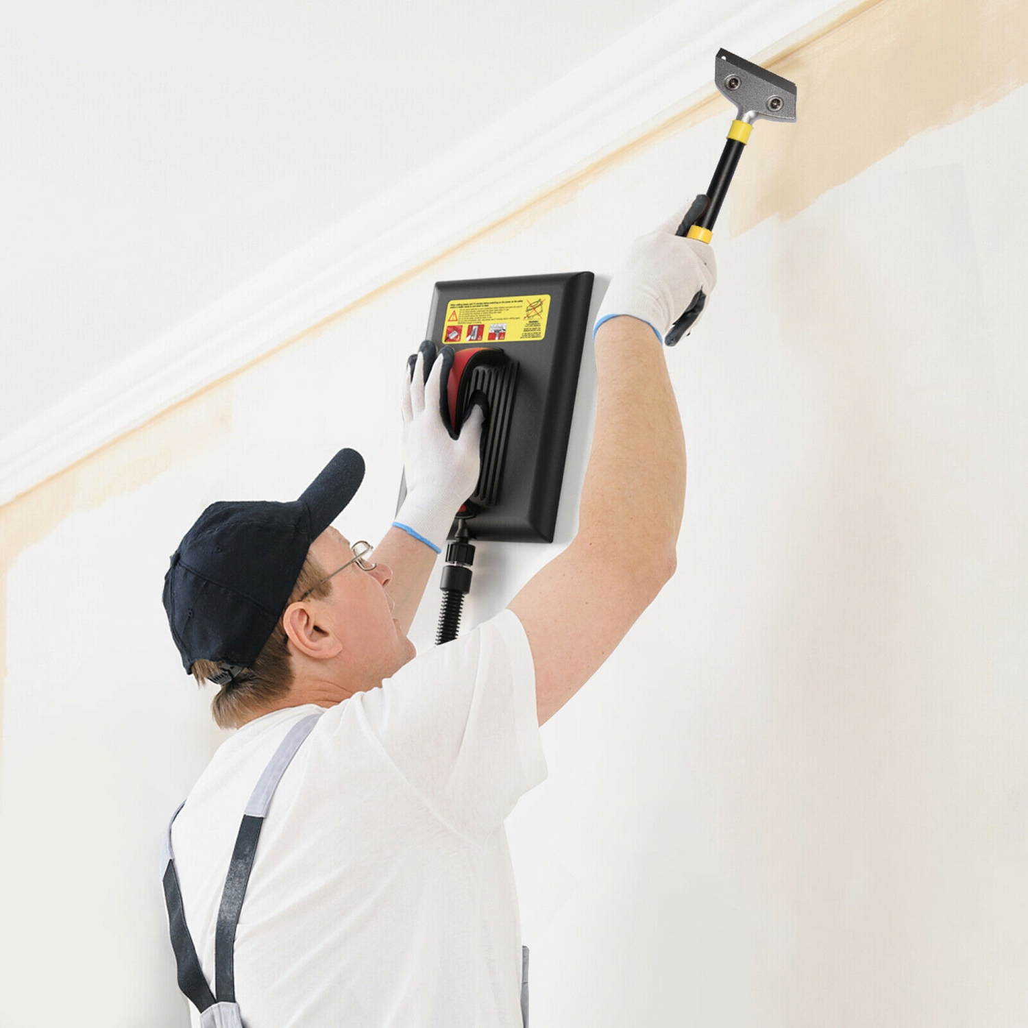 Gymax 1500W Wallpaper Steamer Chemical-free Wallpaper Removal w/ 1 Gallon Reservoir