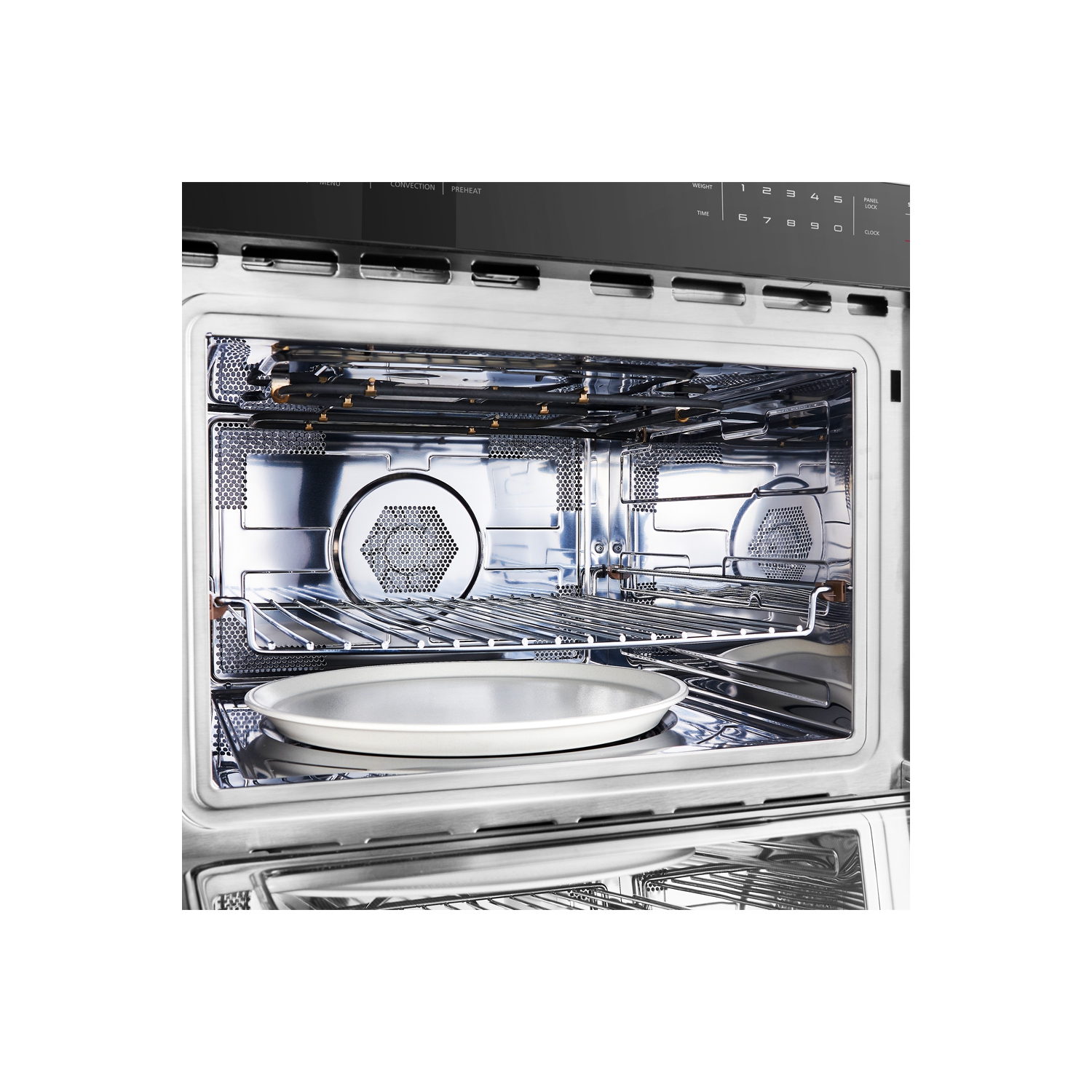 Forno Compact Oven 24 inch 1.6 cu.ft Electric Convection Wall Oven with Built-In Microwave in Stainless Steel